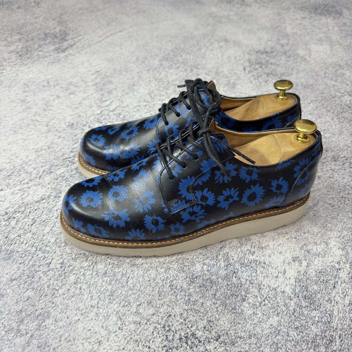 Designer × Soulland Soulland Mens Leather Derbies US9 UK8 EU42 27cm Size US 9 / EU 42 - 1 Thumbnail