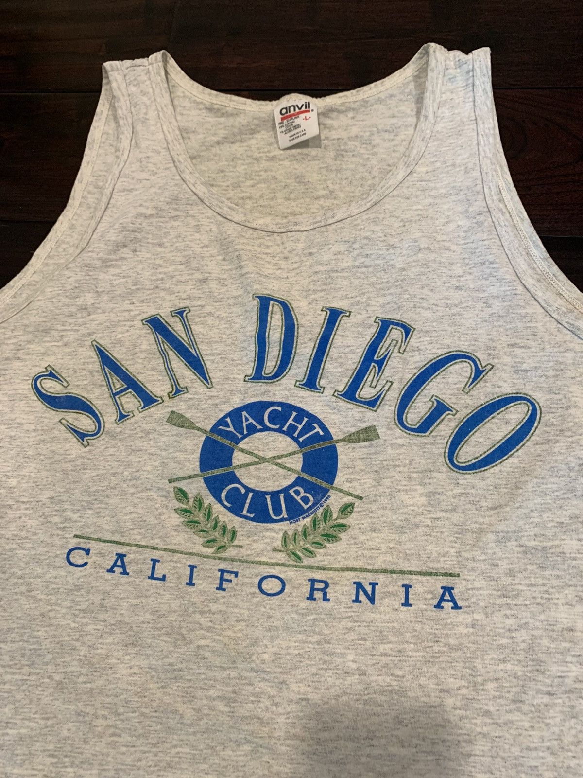 Anvil 1993 San Diego Yacht Club California tank top Size US L / EU 52-54 / 3 - 3 Thumbnail