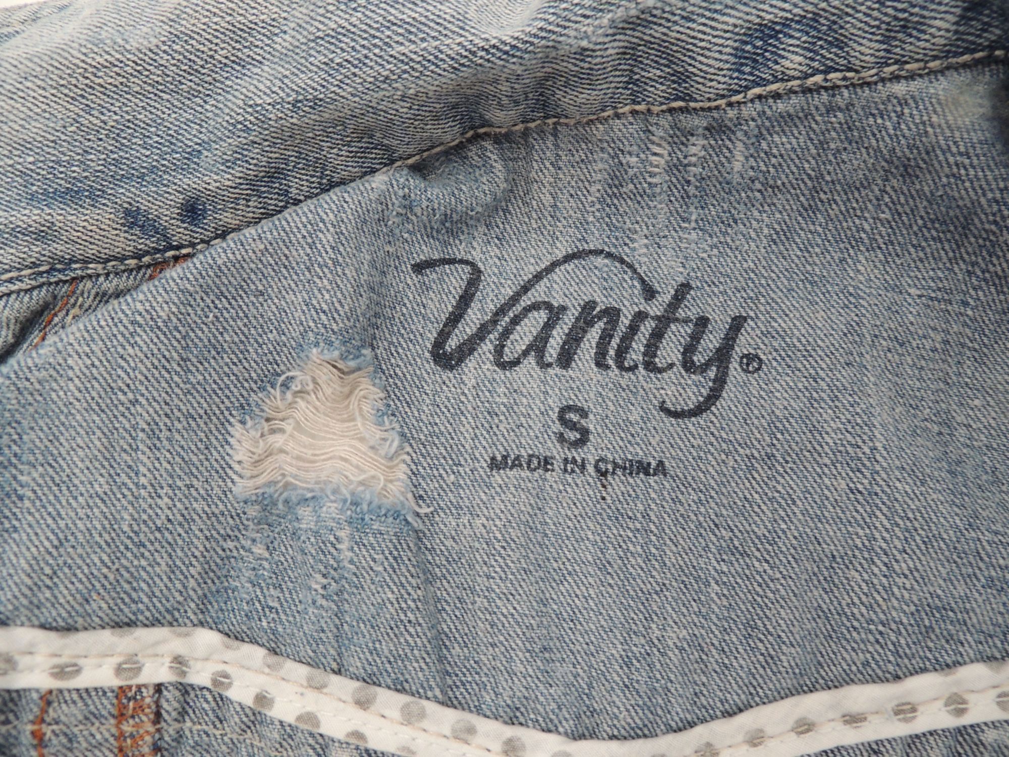 Other Vanity Distressed Denim Jean vest womens size small Size S / US 4 / IT 40 - 4 Thumbnail