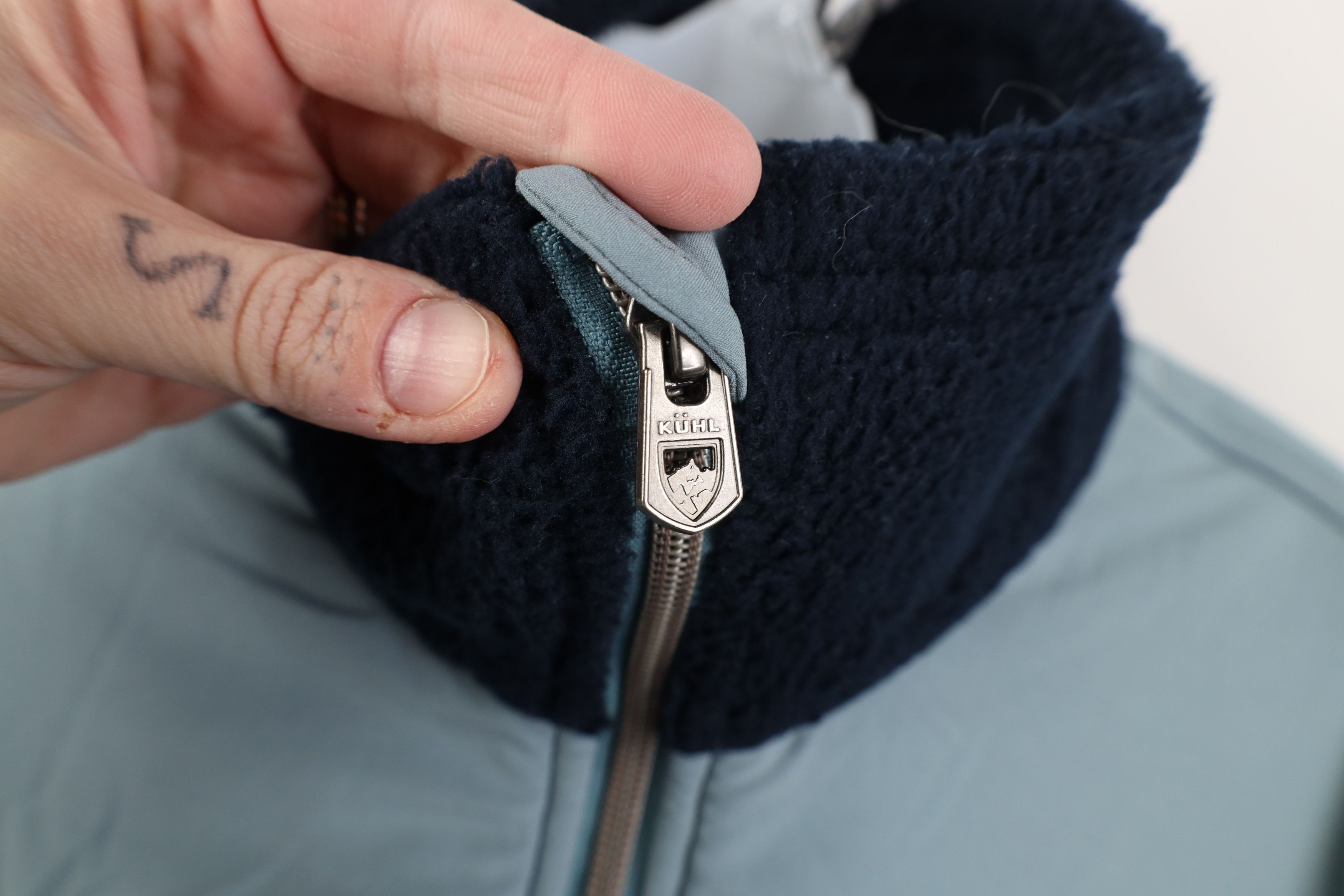 Kuhl Kuhl Mountain Color Block Prism Full Zip Fleece Jacket Blue Size L / US 10 / IT 46 - 8 Thumbnail