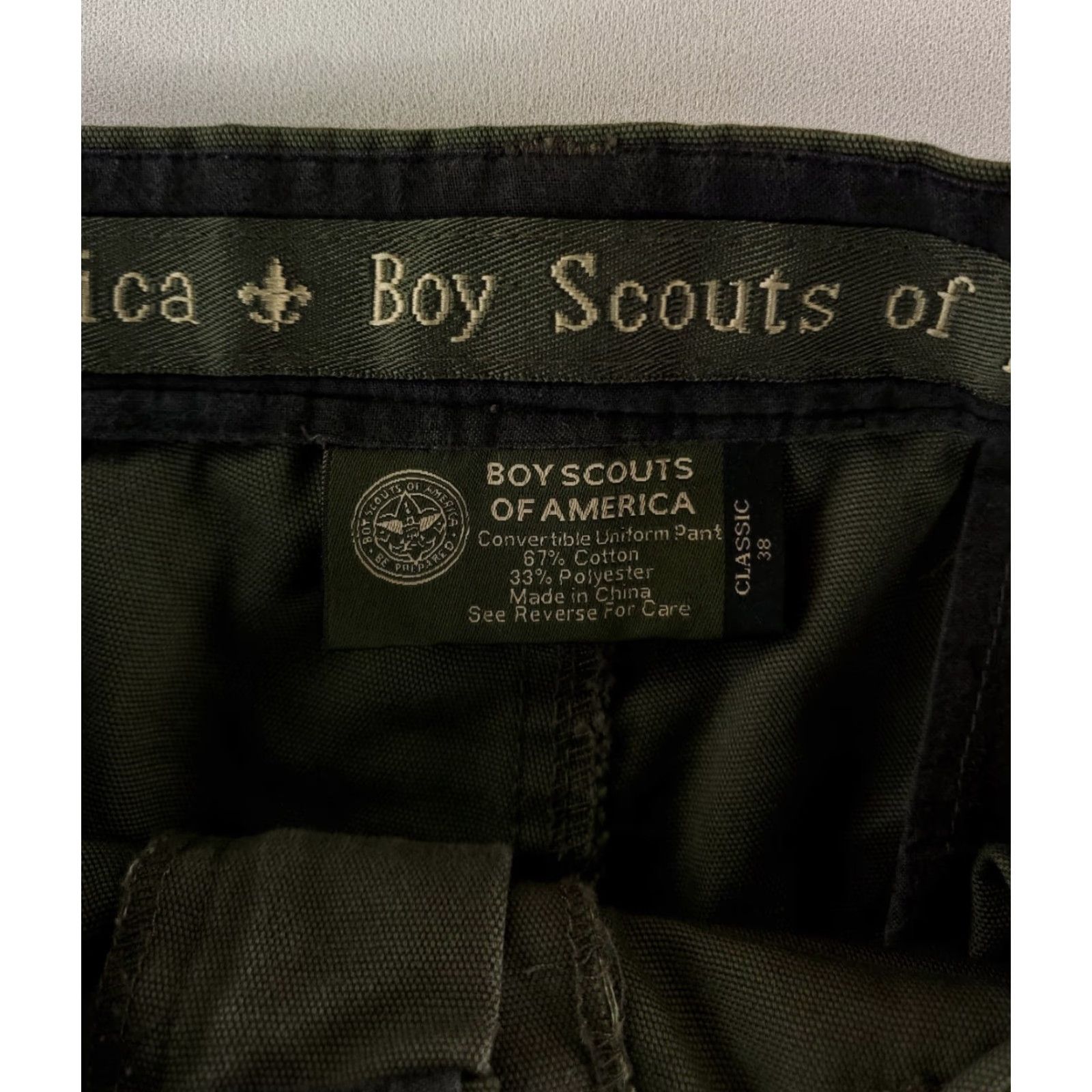 Vintage Boy Scouts of America Switchback Cargo Shorts (No Legs) Green Mens 38 Size US 38 / EU 54 - 2 Thumbnail
