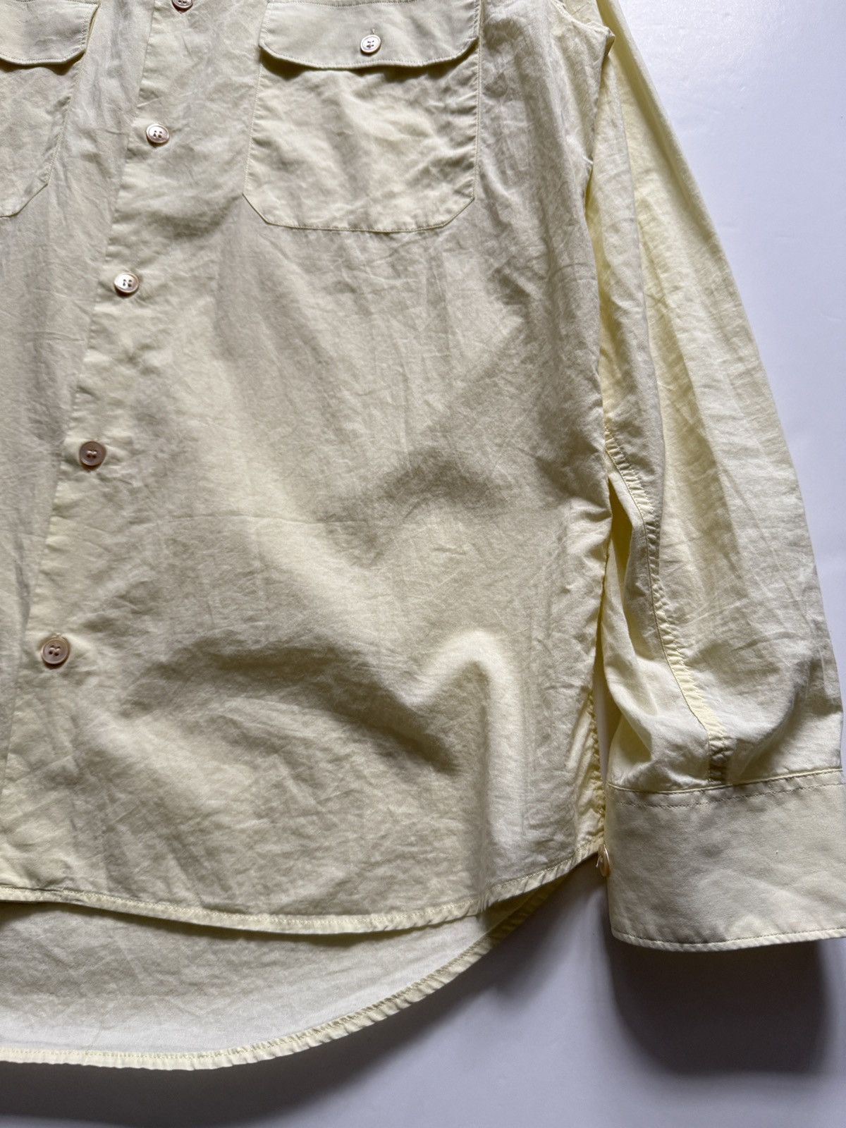 Helmut Lang Helmut Lang 03-04’ transparent military button up Size US L / EU 52-54 / 3 - 3 Thumbnail