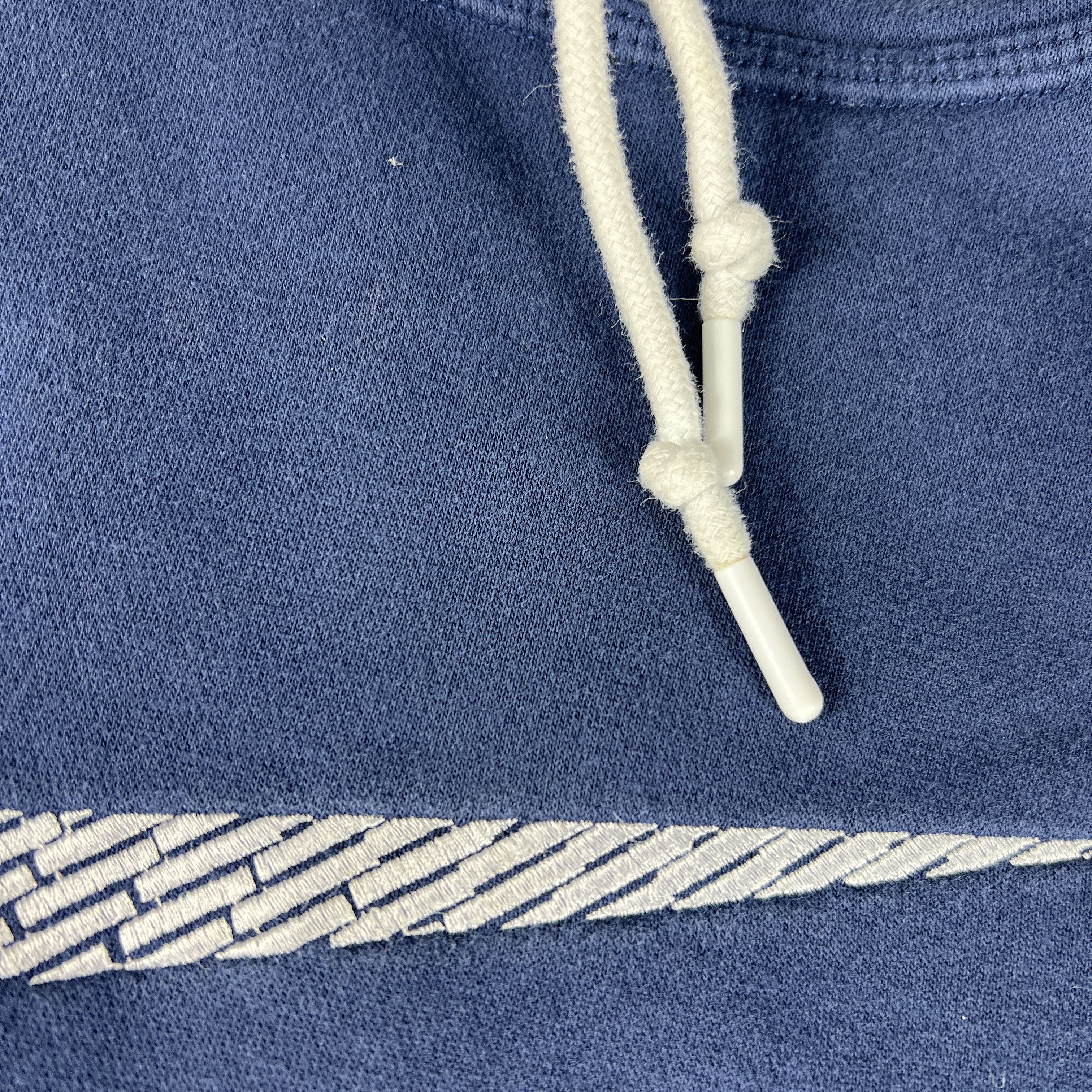 Nike Nike Sweatshirt Blue & White Faded Swoosh Logo Hoodie Size US L / EU 52-54 / 3 - 5 Thumbnail