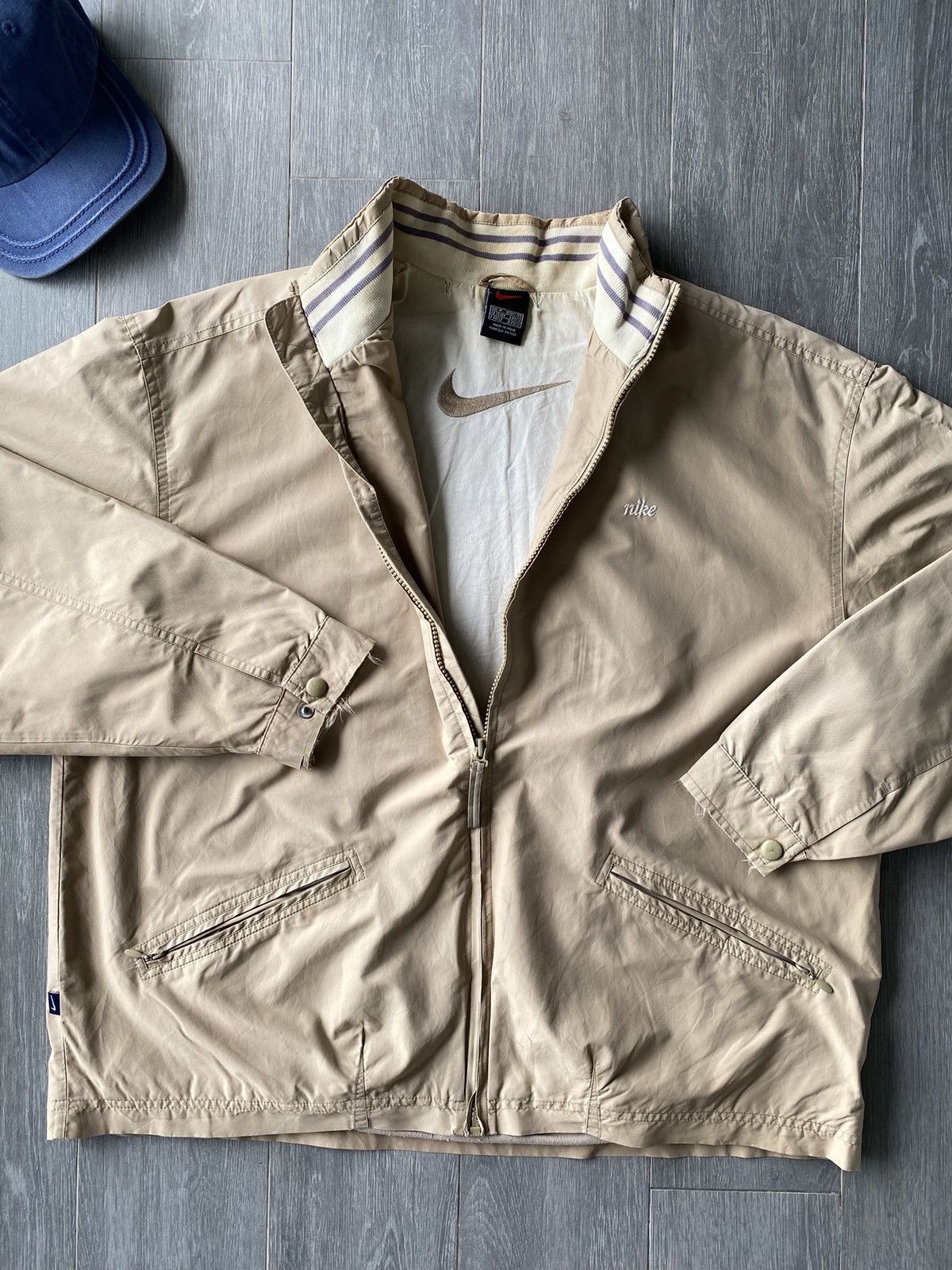 Nike × Vintage Vintage 90’s Nike Spell Out Embroidered Jacket Size US M / EU 48-50 / 2 - 2 Thumbnail