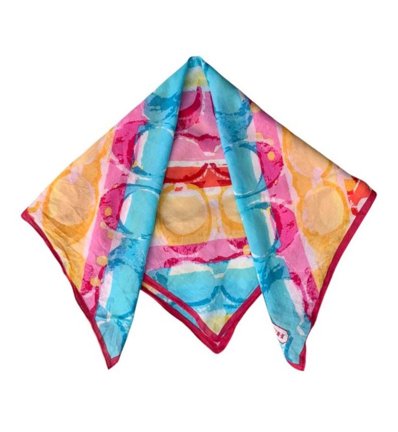 Coach COACH Multicolour Signature Silk Bandana Size ONE SIZE - 4 Thumbnail