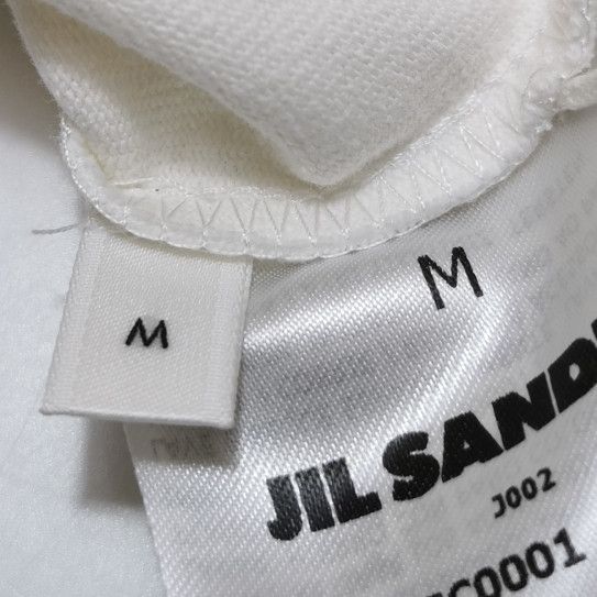 Jil Sander JIL SANDER JIL SANDER Cotton Letter Logo Round Neck T-Shir Size US M / EU 48-50 / 2 - 7 Thumbnail