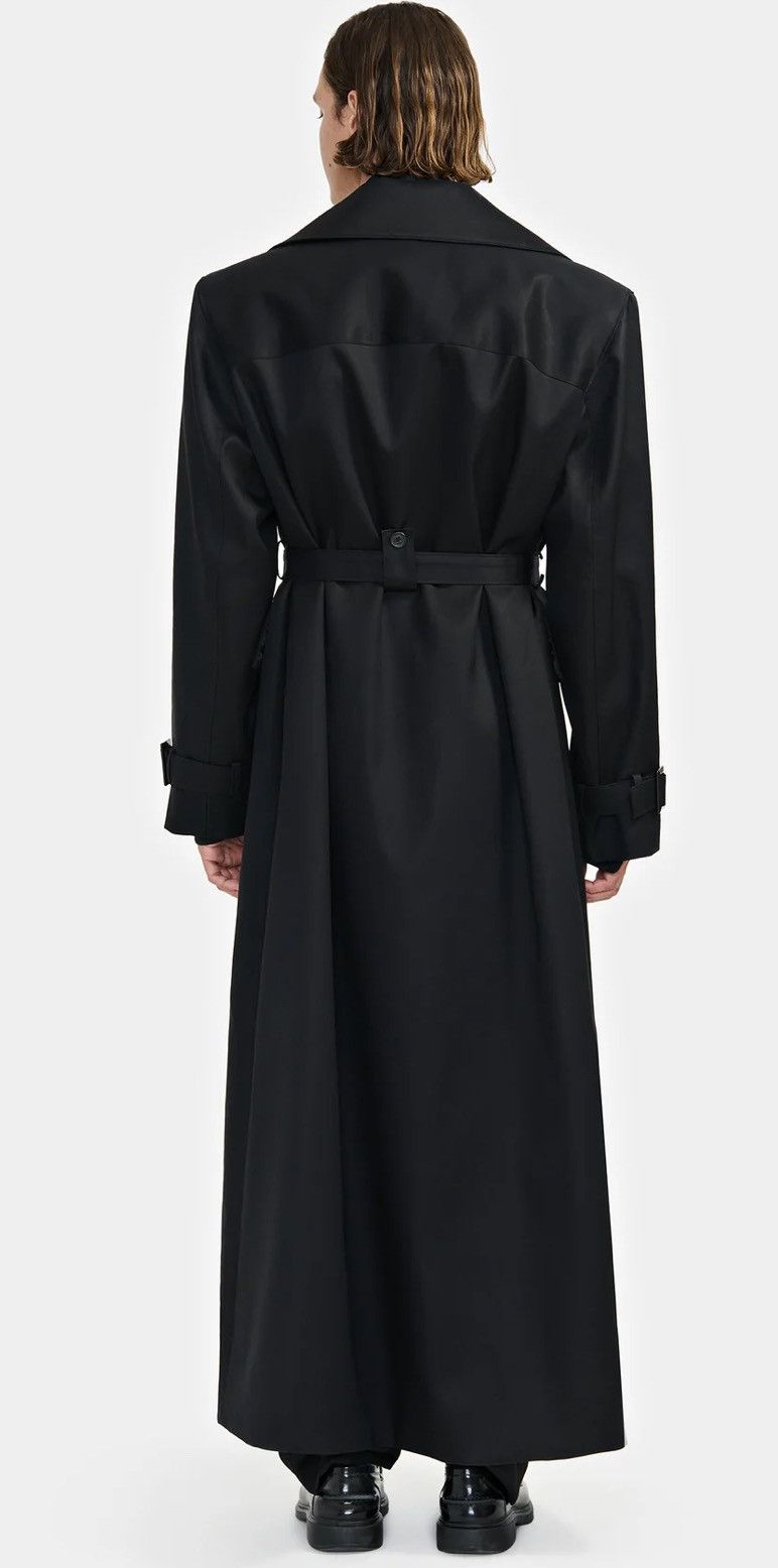 LGN LOUIS GABRIEL NOUCHI FW24 LGN Black Double-breasted trench coat with six buttons Size US S / EU 44-46 / 1 - 2 Thumbnail