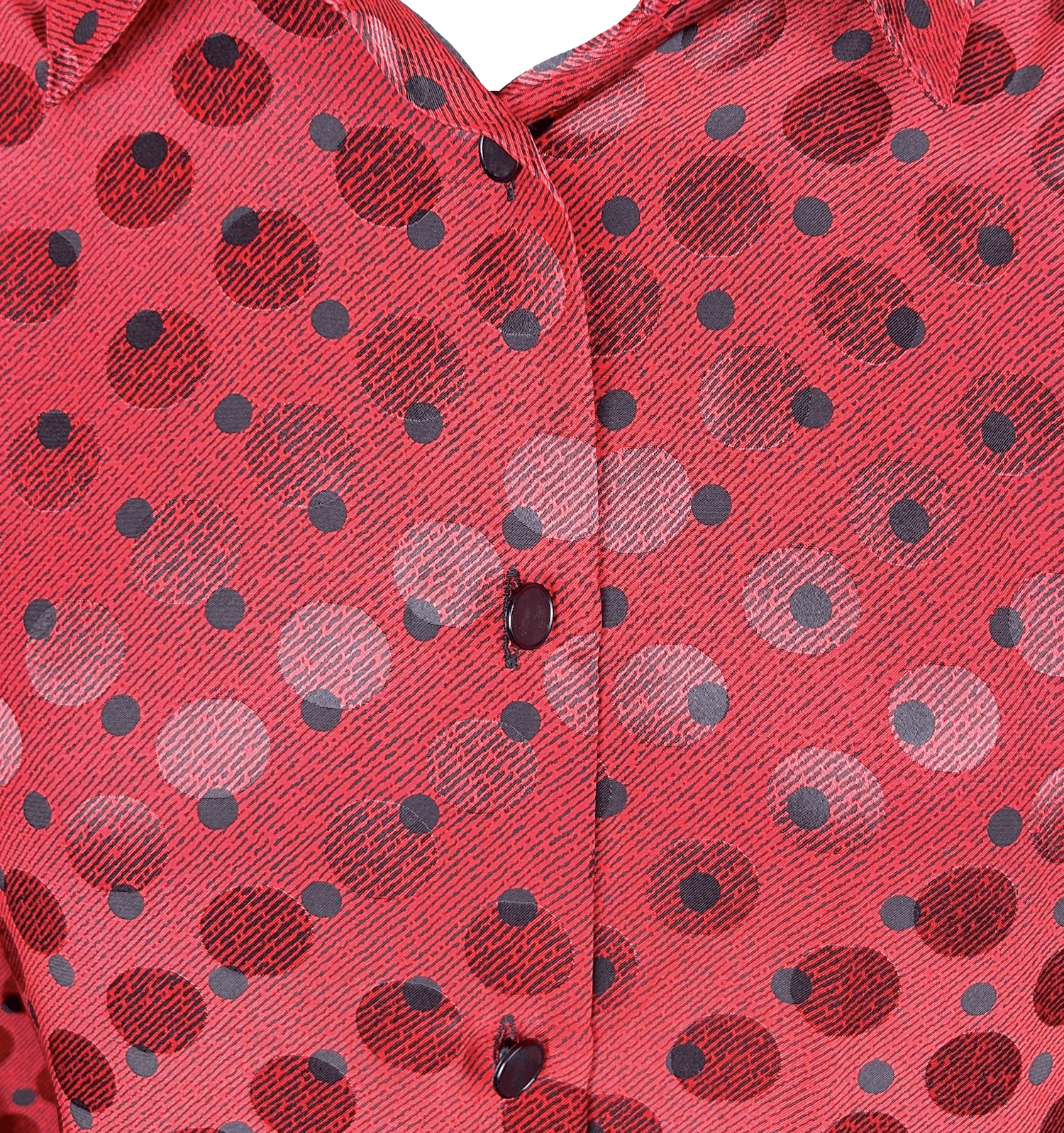 Louis Feraud 1980's Louis Féraud Luxury Blouse Size M / US 6-8 / IT 42-44 - 4 Thumbnail