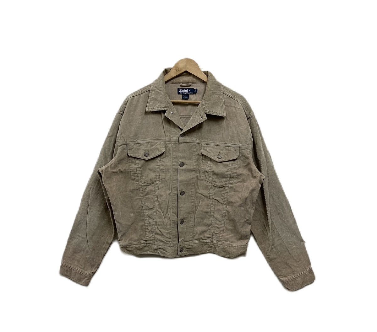 Vintage Polo Ralph Lauren Corduroy Trucker Jacket