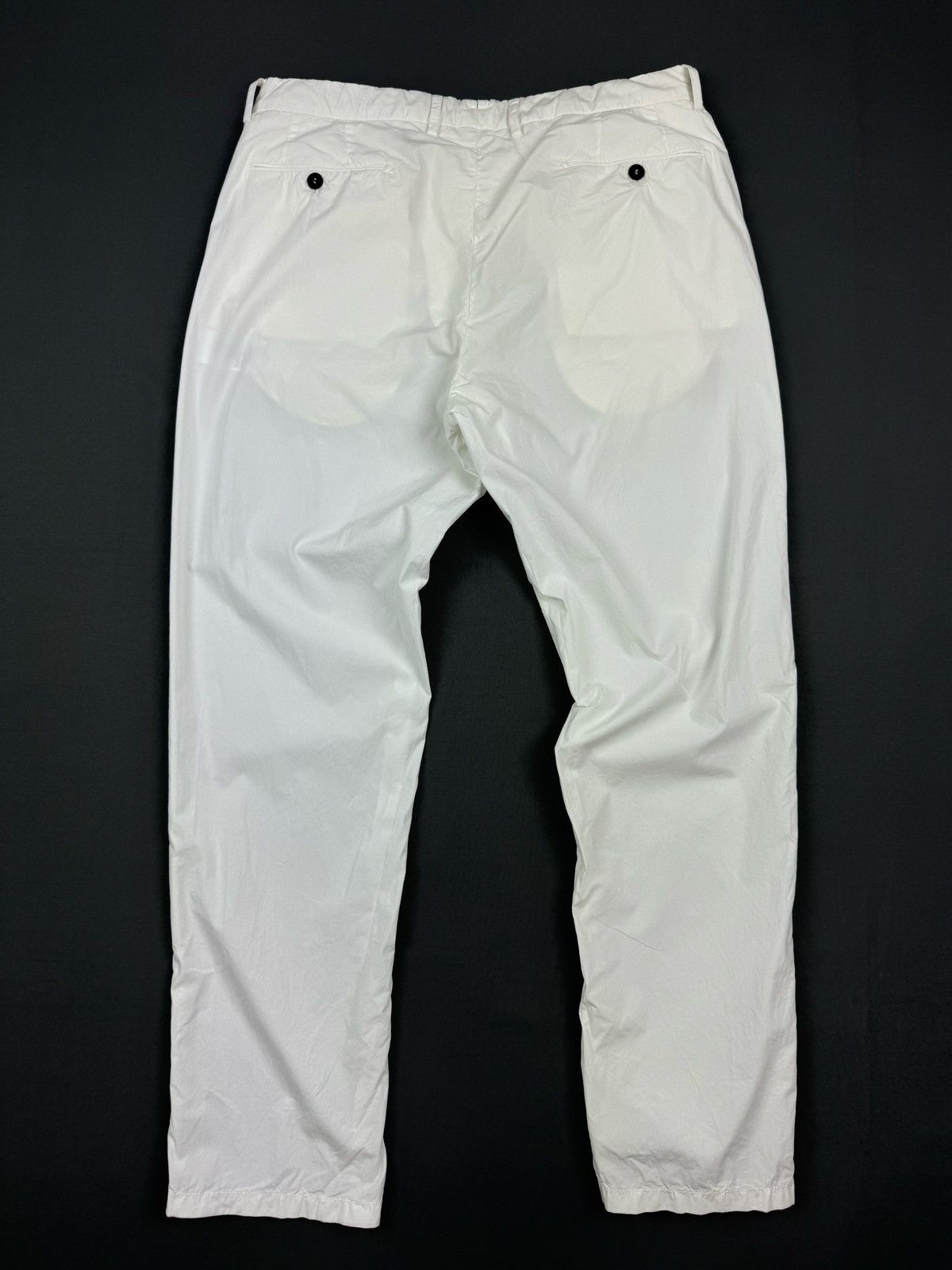Alfred Dunhill Dunhill London Light White Summer Chino Pants Size US 35 - 12 Thumbnail
