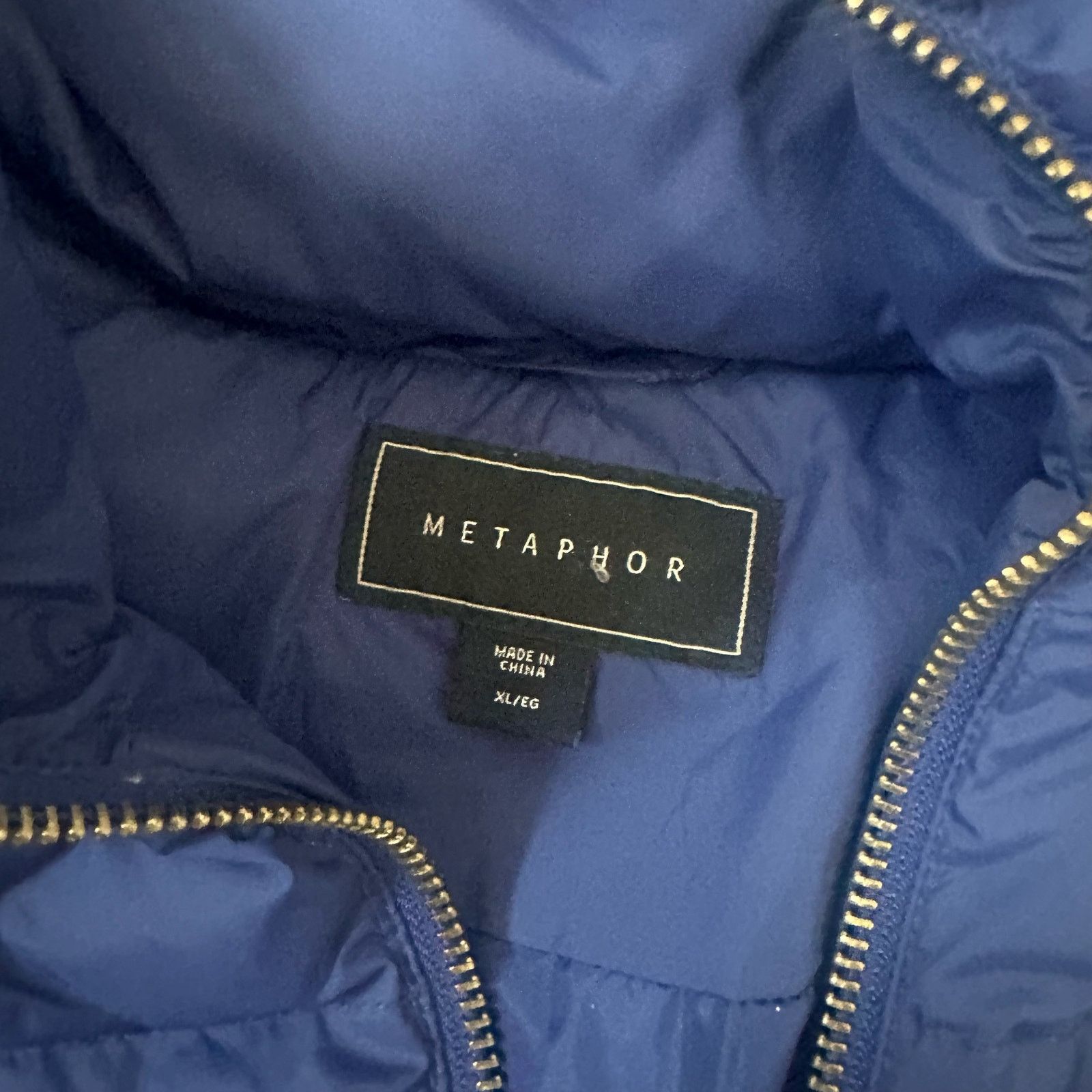 Other Metaphor Blue Long Mid Length Down Puffer Jacket Coat XL Size XL / US 12-14 / IT 48-50 - 8 Thumbnail