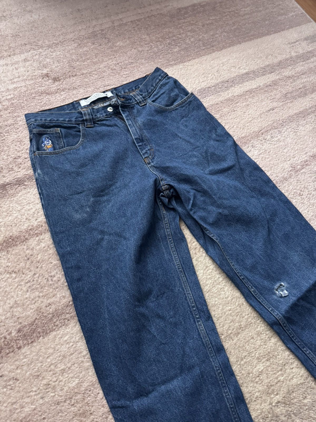 Polar Skate Co. Polar skate co. Big boy denim 93 swag skate y2k navy denim Size US 32 / EU 48 - 4 Thumbnail