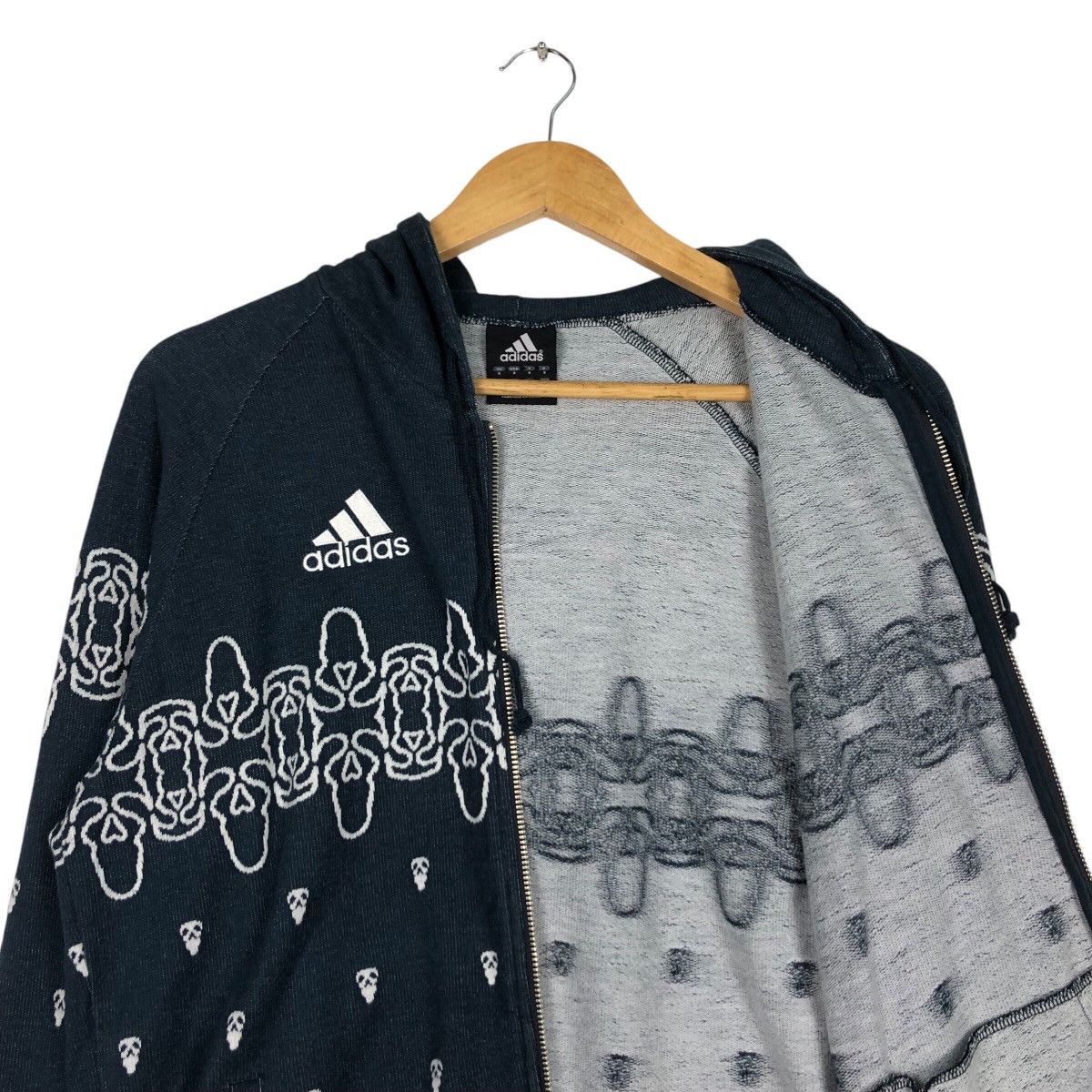 Adidas Adidas Vintage Badana Style Abstract Sweater Hoodie Small Size US S / EU 44-46 / 1 - 12 Thumbnail