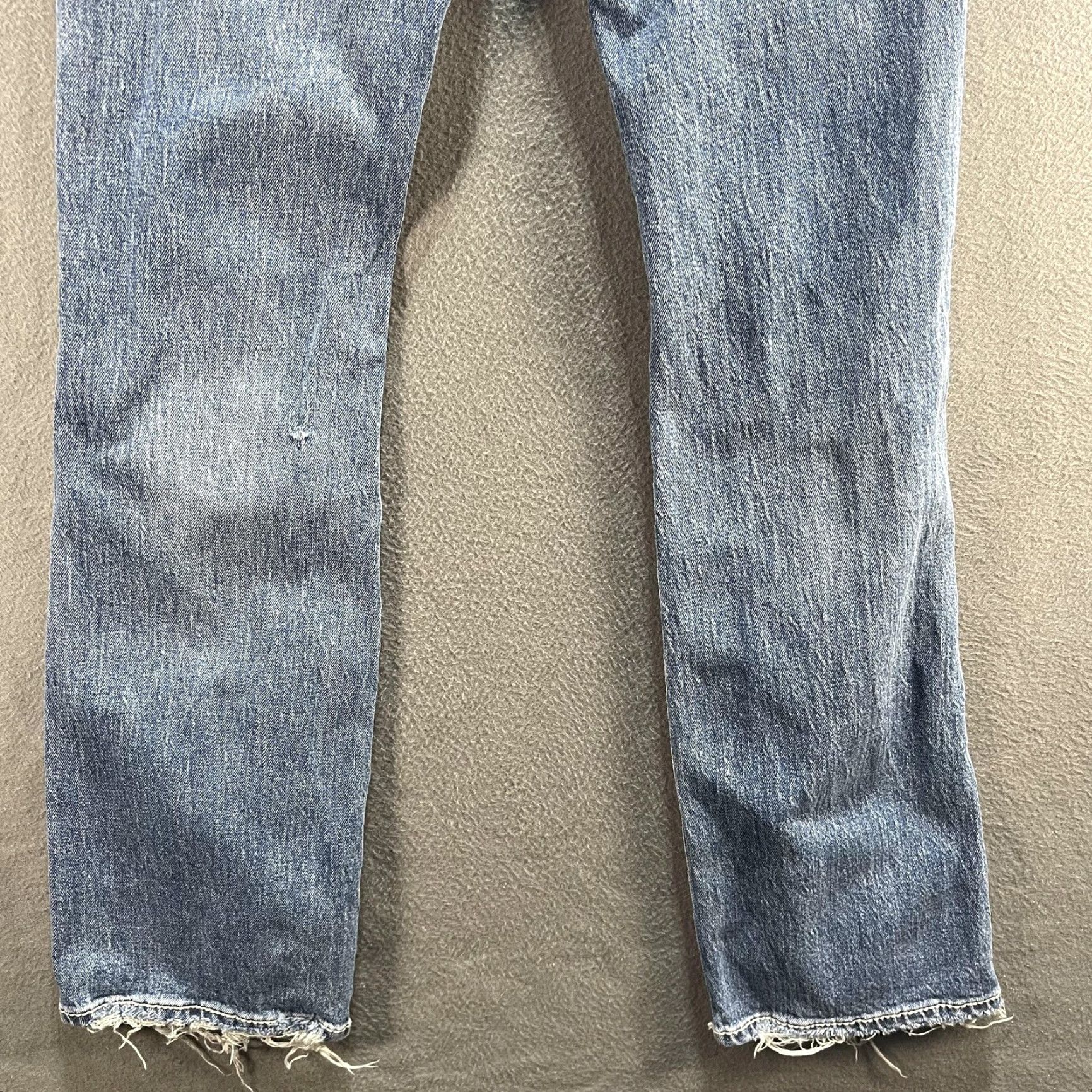 BKE VINTAGE? No. BKE Aiden Jeans Mens 28x32 Blue Distressed Straight Denim Medium Wash Pants Jeans Size US 28 / EU 44 - 7 Thumbnail