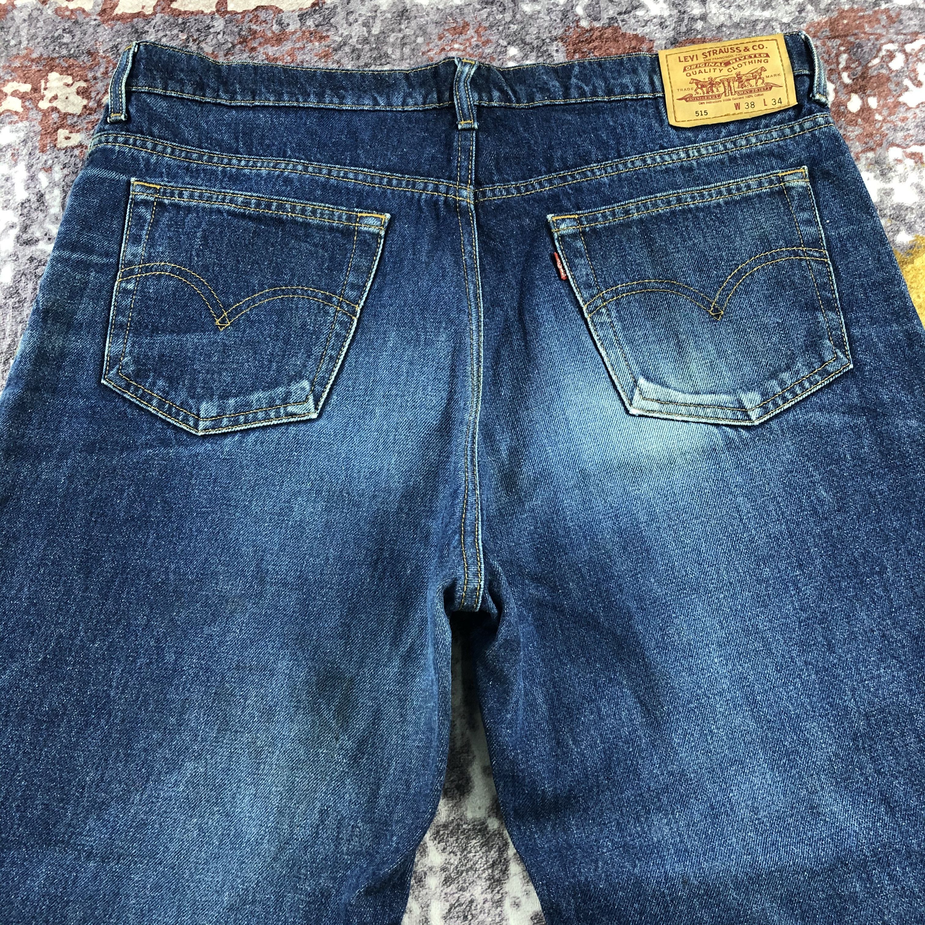 Levi's × Vintage 90s Vintage Blue Wash Levis 515 Jeans-JM2715 Size US 38 / EU 54 - 4 Thumbnail
