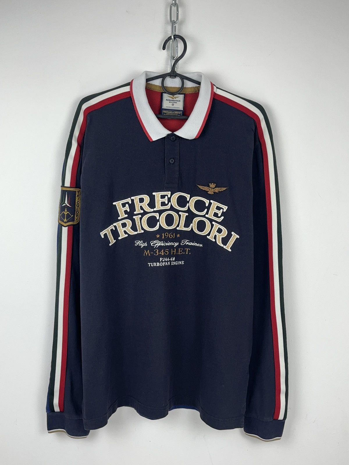 Aeronautica Militare × Vintage AERONAUTICA MILITARE Cristiano Di Thiene Vintage Polo Shirt Size US XL / EU 56 / 4 - 1 Thumbnail