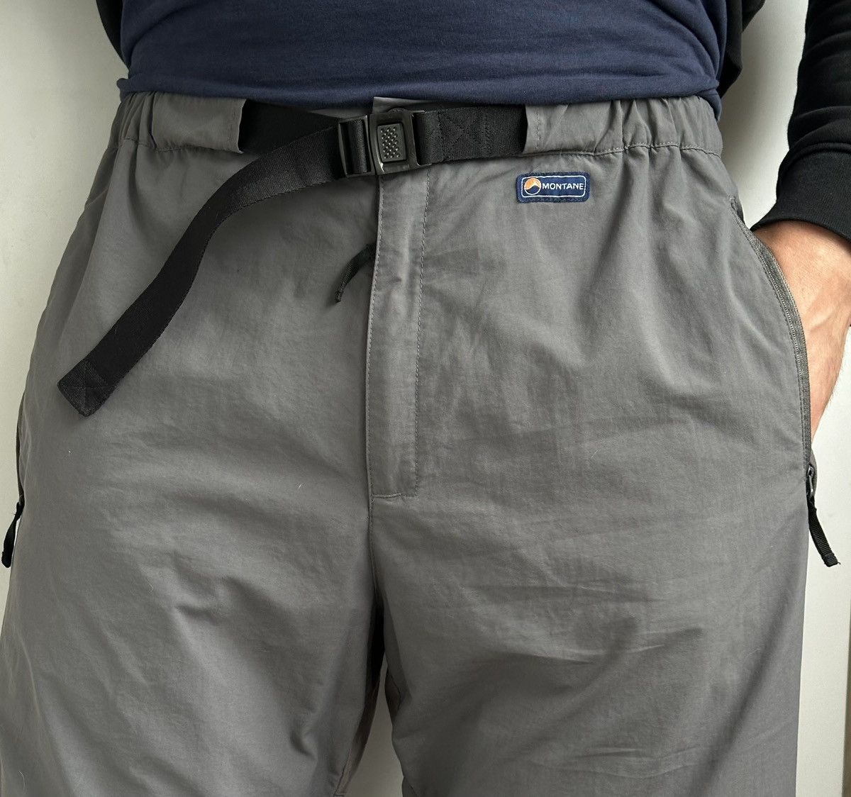Montane Montane Terra Pants/Shorts Gray Men Size XL Hiking Gorpcore Size US 36 / EU 52 - 3 Thumbnail