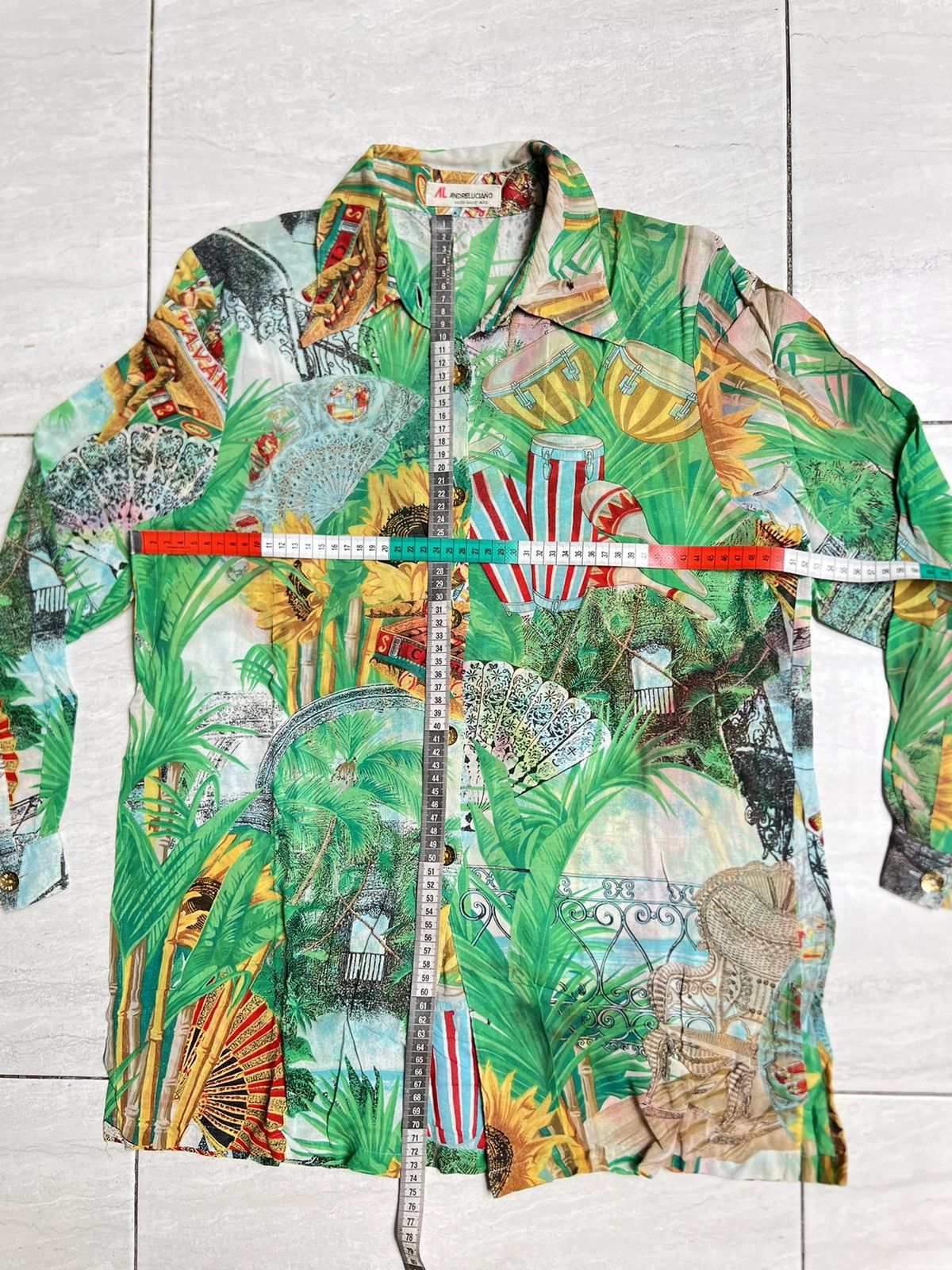Andreluciano ANDRELUCIANO Motive Shirt Size US M / EU 48-50 / 2 - 2 Thumbnail