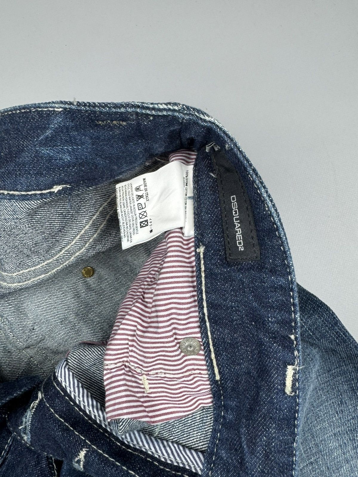 Dsquared2 Dsquared2 distressed blue jeans size 48 made in italy Size US 32 / EU 48 - 10 Thumbnail