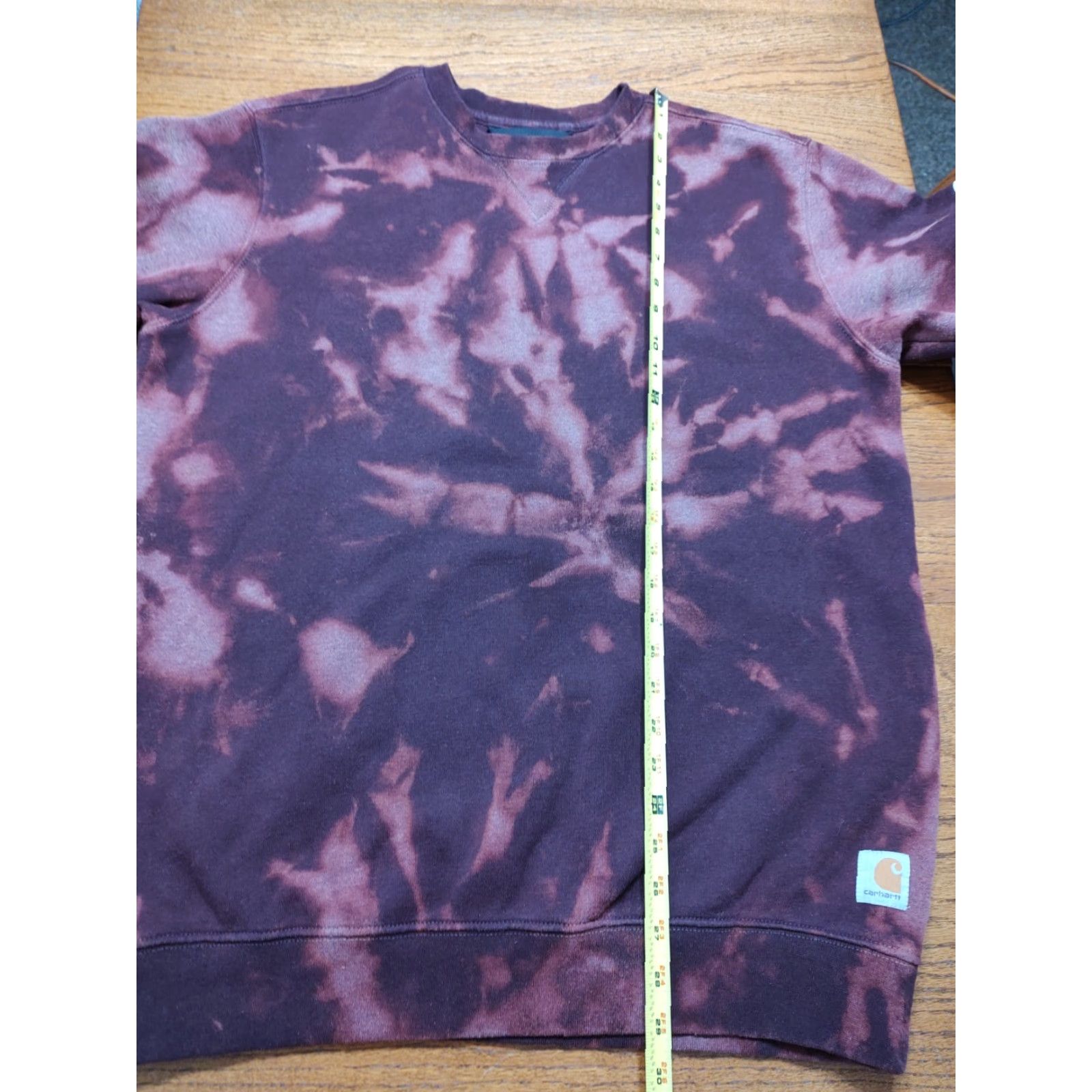Carhartt Carhartt Sweatshirt Crewneck M Long Sleeve Tie Dye Navy Blue Red Logo 90s Mens Regular Pullover Cotton Blend Comfort Relaxed Fit Size US M / EU 48-50 / 2 - 6 Thumbnail