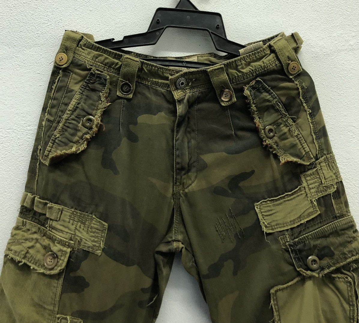 Japanese Brand Vintage Saves Stars Military Cargo Pants Size US 31 - 3 Thumbnail