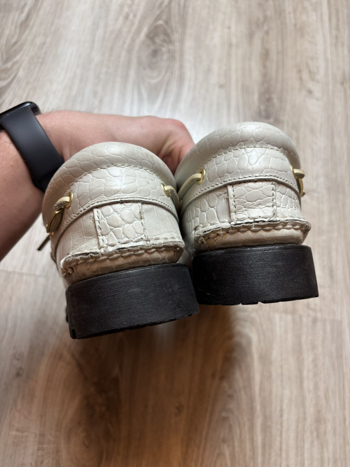 Supreme × Timberland Timberland x Supreme Boat shoes 'White Gator' Size US 9 / EU 42 - 10 Thumbnail