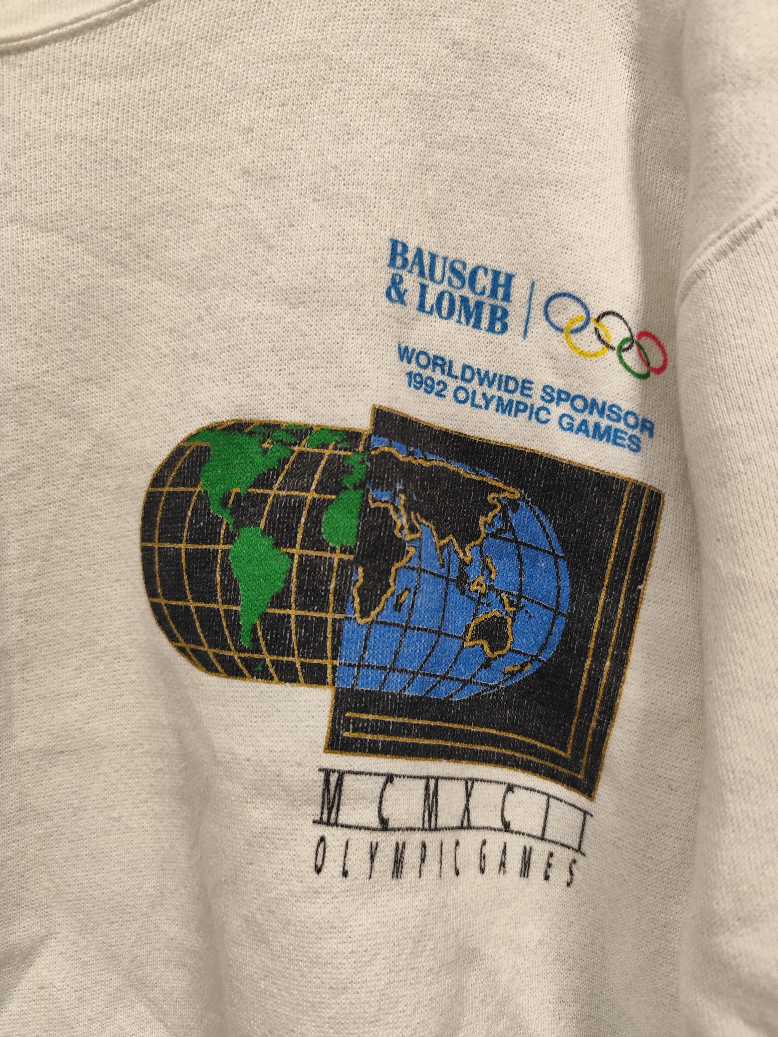 Bausch & Lomb × USA Olympics × Vintage Vintage 1992 sweatshirt usa olympics by bausch & lomb Size US M / EU 48-50 / 2 - 2 Thumbnail