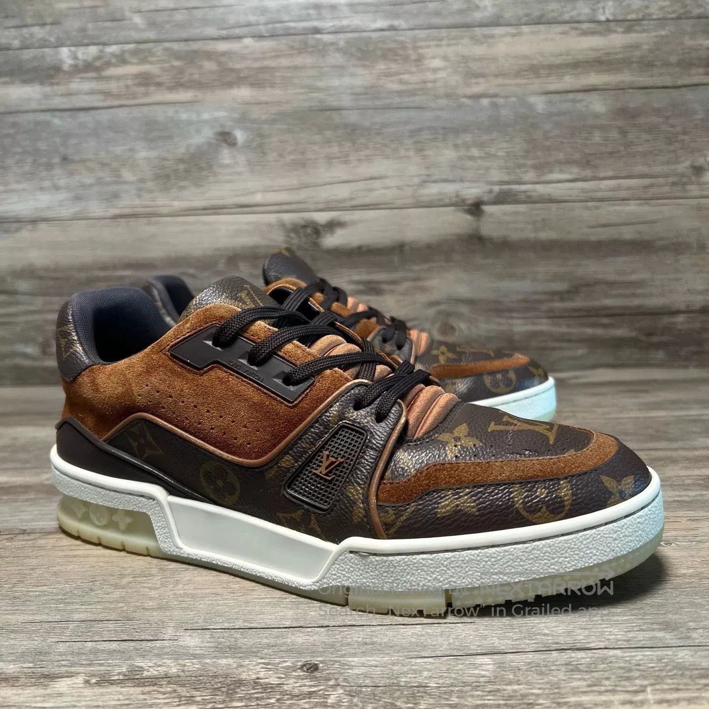 Louis Vuitton LV Trainer Monogram Brown Sneakers. Size US 6 / EU 39 - 2 Thumbnail
