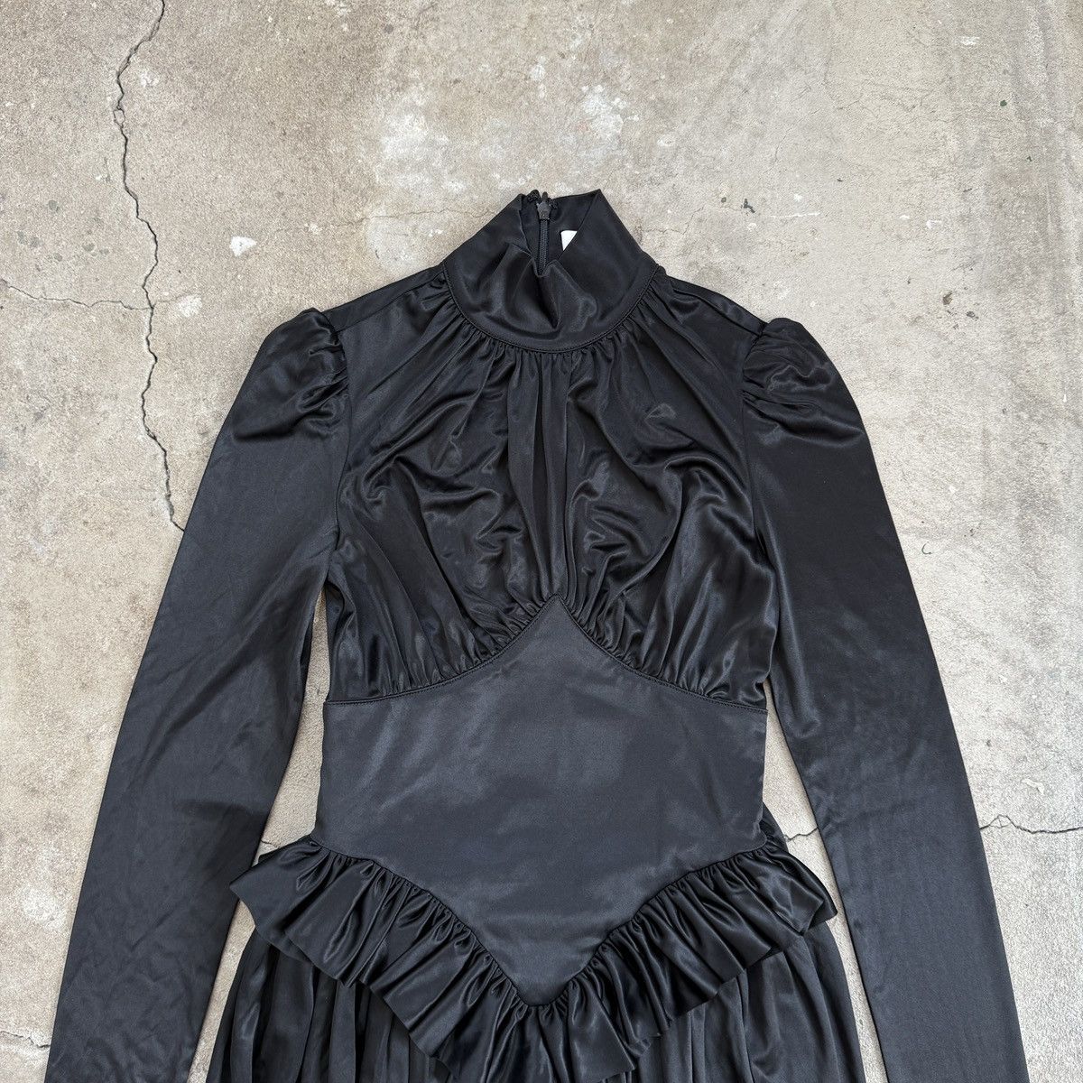 Designer × H&M Paco Rabanne x H&M Midi Black Dress Size XS / US 0-2 / IT 36-38 - 5 Thumbnail