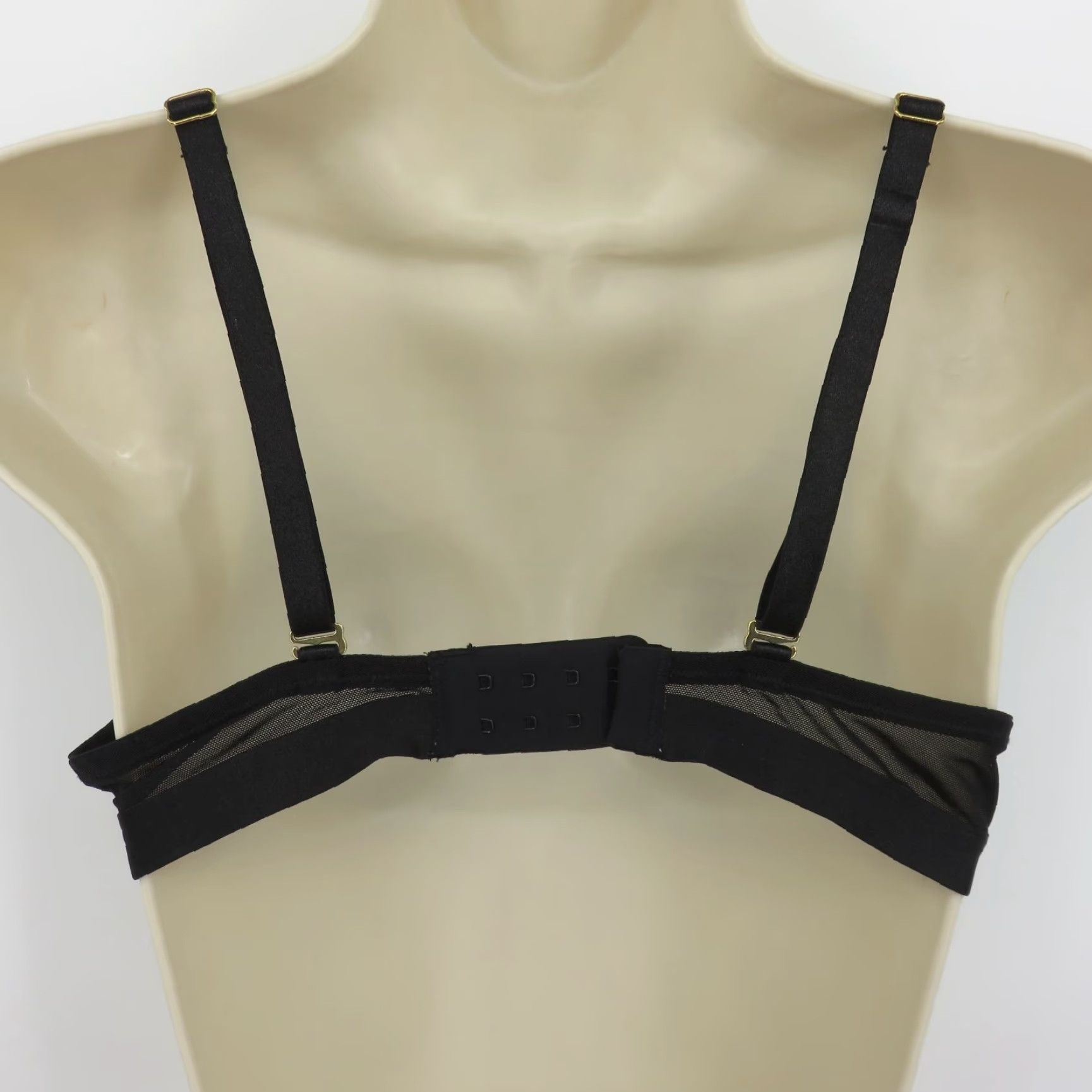 Vintage Soma Bra 34B Lightest Lift Lace Plunge Underwire Black Floral Women T-Shirt Bra Mens? Size ONE SIZE - 5 Thumbnail