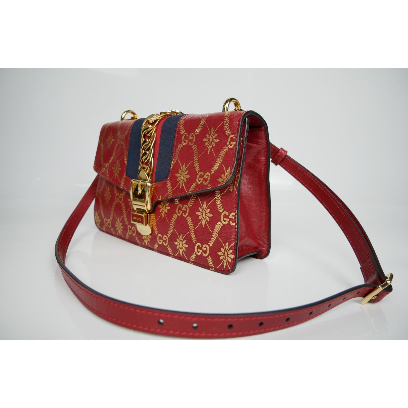 Gucci Gucci Sylvie Leather Crossbody Bag Size ONE SIZE - 4 Thumbnail