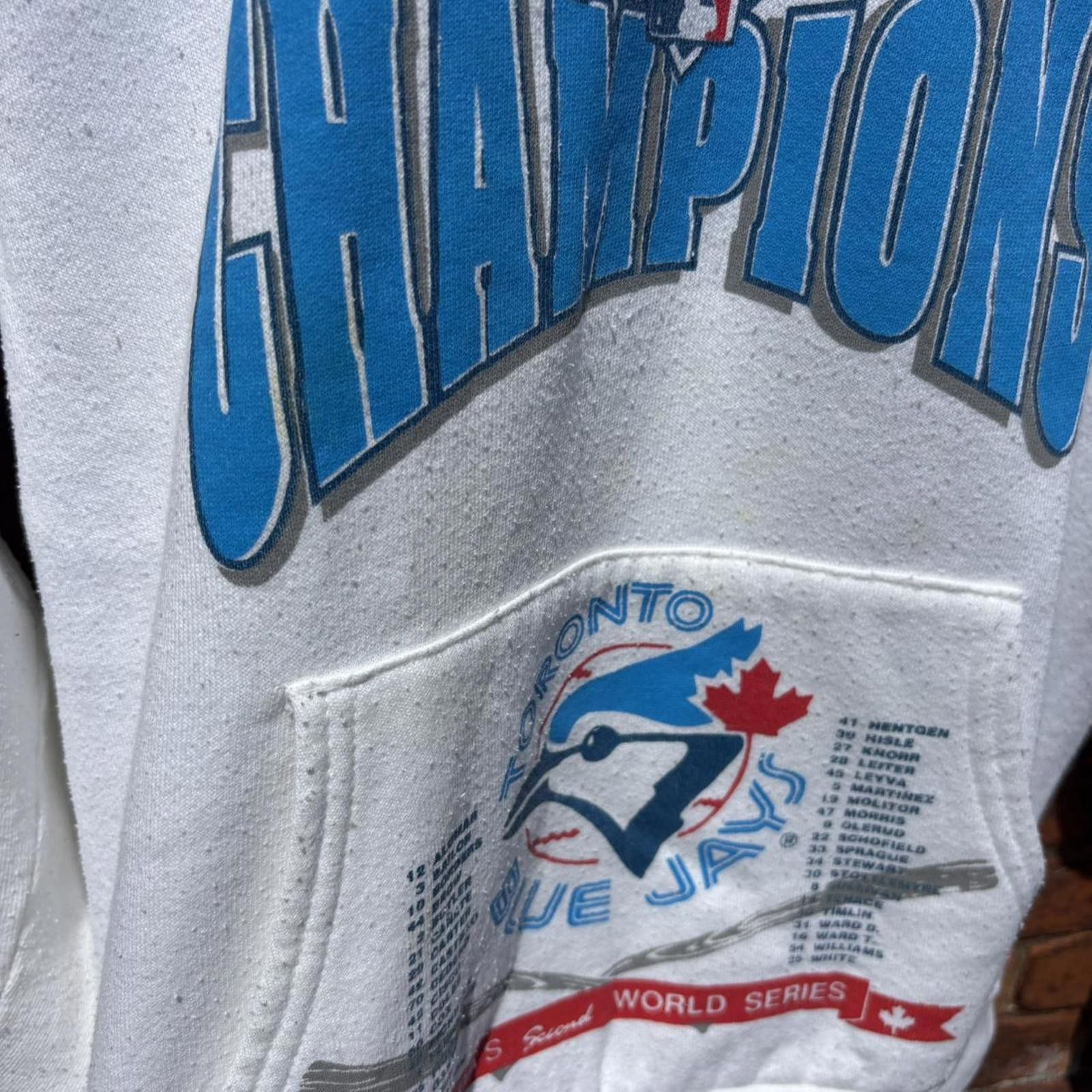 Nike Vintage toronto blue jays World Series champions hoodie 93 L Size US L / EU 52-54 / 3 - 4 Thumbnail