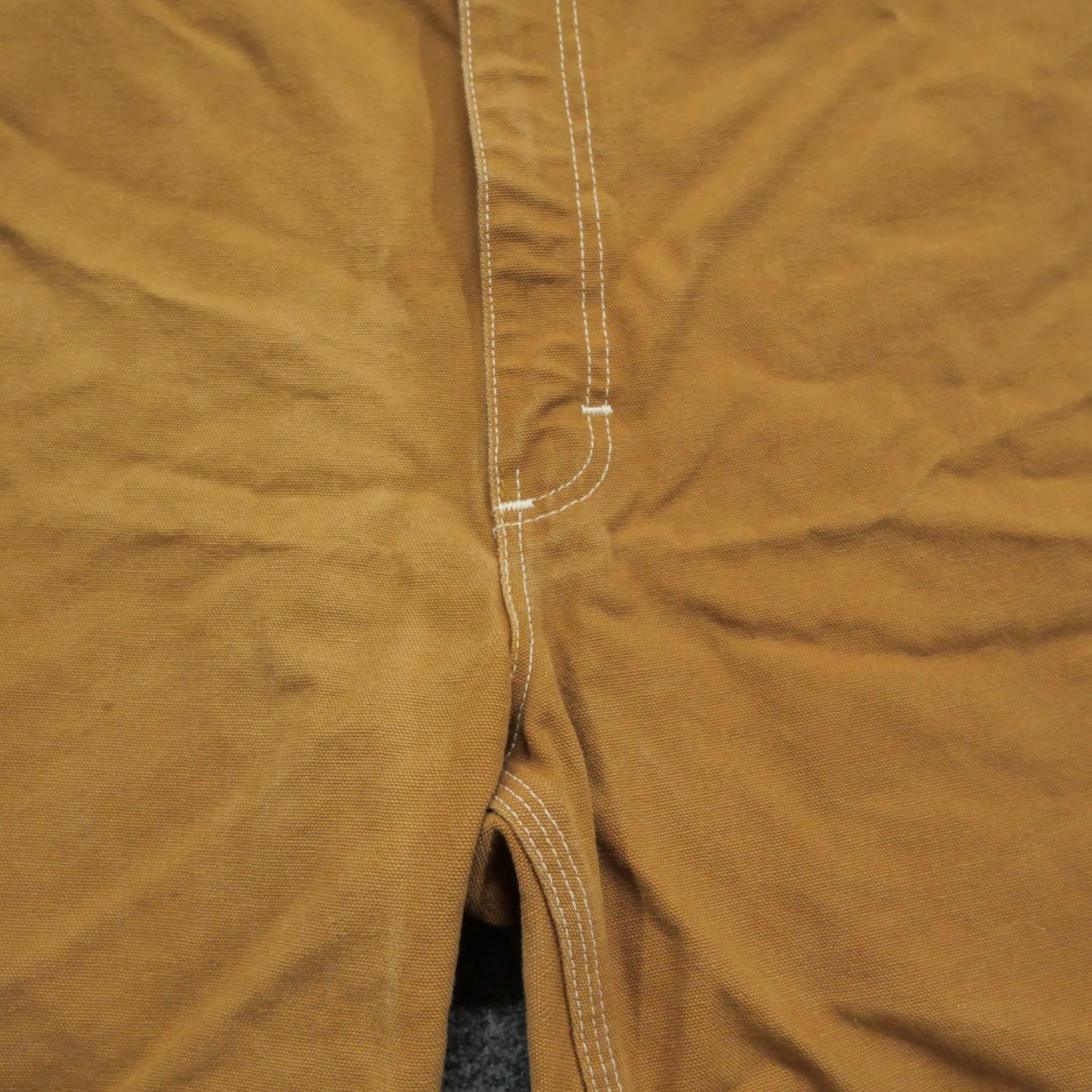 Vintage VINTAGE CAT Cargo Shorts Mens 44 Brown Canvas Workwear Relaxed Cargo Pocket 8in Inseam Summer Mens Brown CAT Shorts Size US 44 / EU 60 - 3 Thumbnail