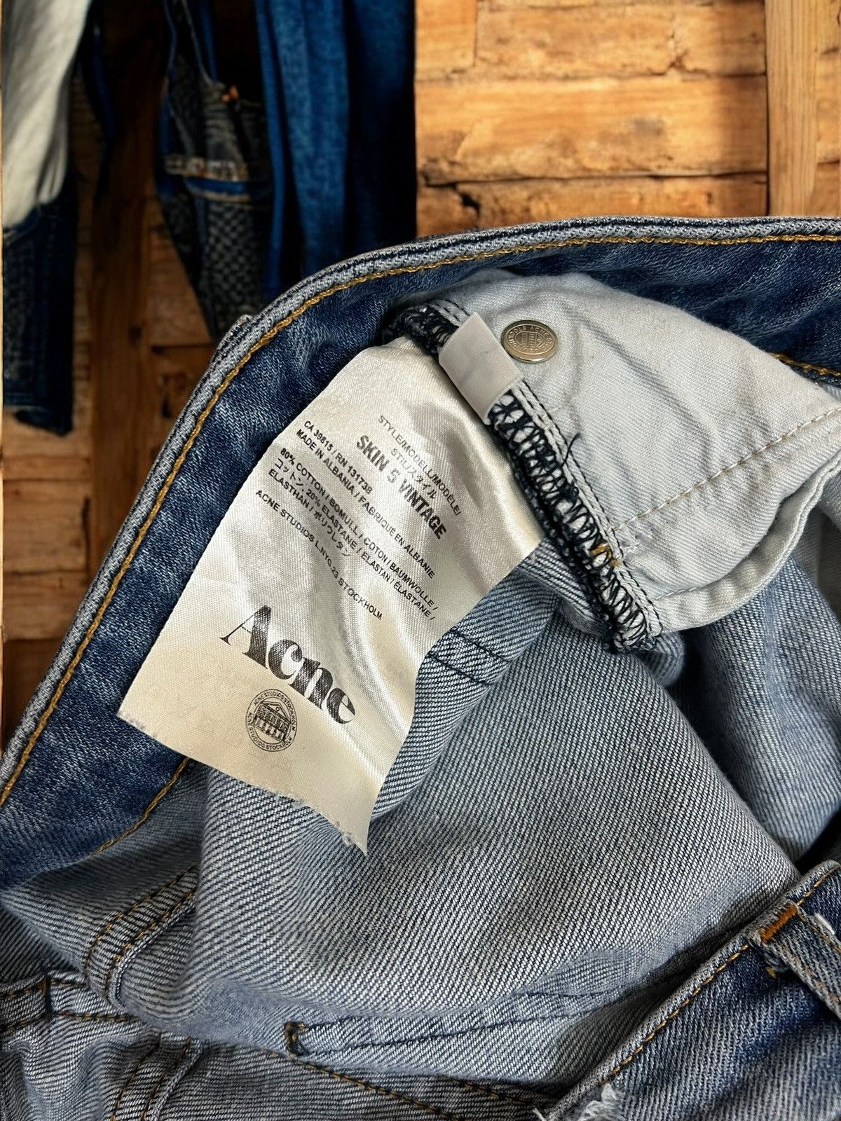 Acne Studios Acne Studios Skin 5 Vintage jeans size W26 L30 Size 26" / US 2 / IT 38 - 6 Thumbnail
