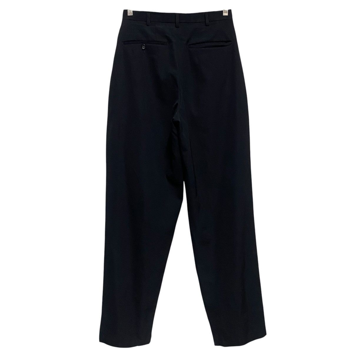 Yohji Yamamoto SS2001 Ys For Men Black Wool Rayon Baggy Pants Size US 28 / EU 44 - 2 Thumbnail