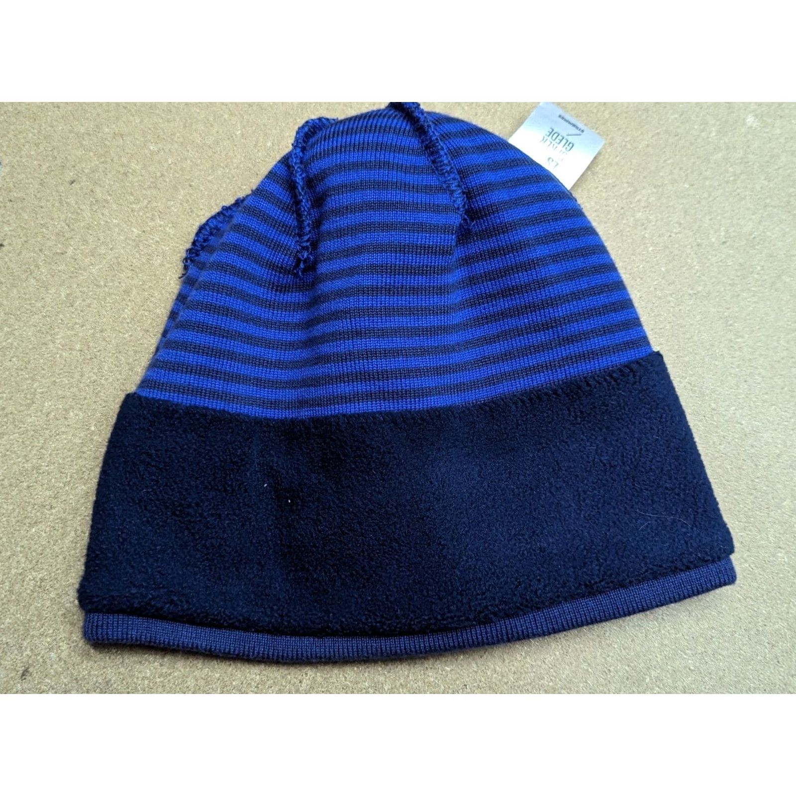 Vintage Strommes Sparebank Ski Beanie Hat One Size Lined Cross Country Striped Pom Pom Beanie Unisex Adults Blue Christmas Ski Theme Mens Womens Girls Boys Size ONE SIZE - 3 Thumbnail