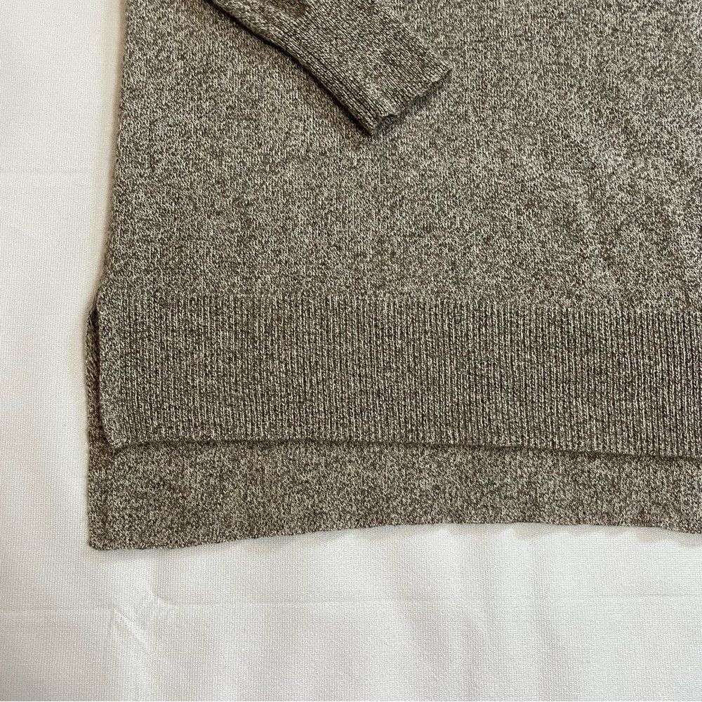AQUA Aqua Cashmere High Low Crewneck Brown Melange Sweater Size Size S / US 4 / IT 40 - 9 Thumbnail