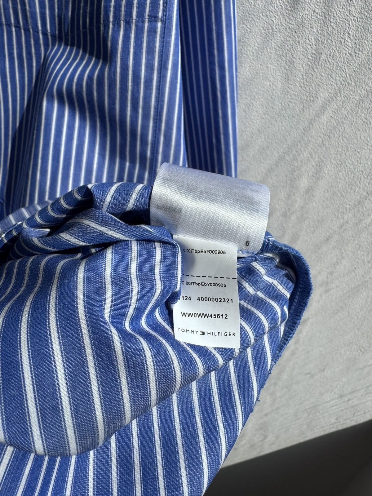 Tommy Hilfiger NEW Tommy Hilfiger Striped Button Up Shirt Size US XXL / EU 58 / 5 - 11 Thumbnail