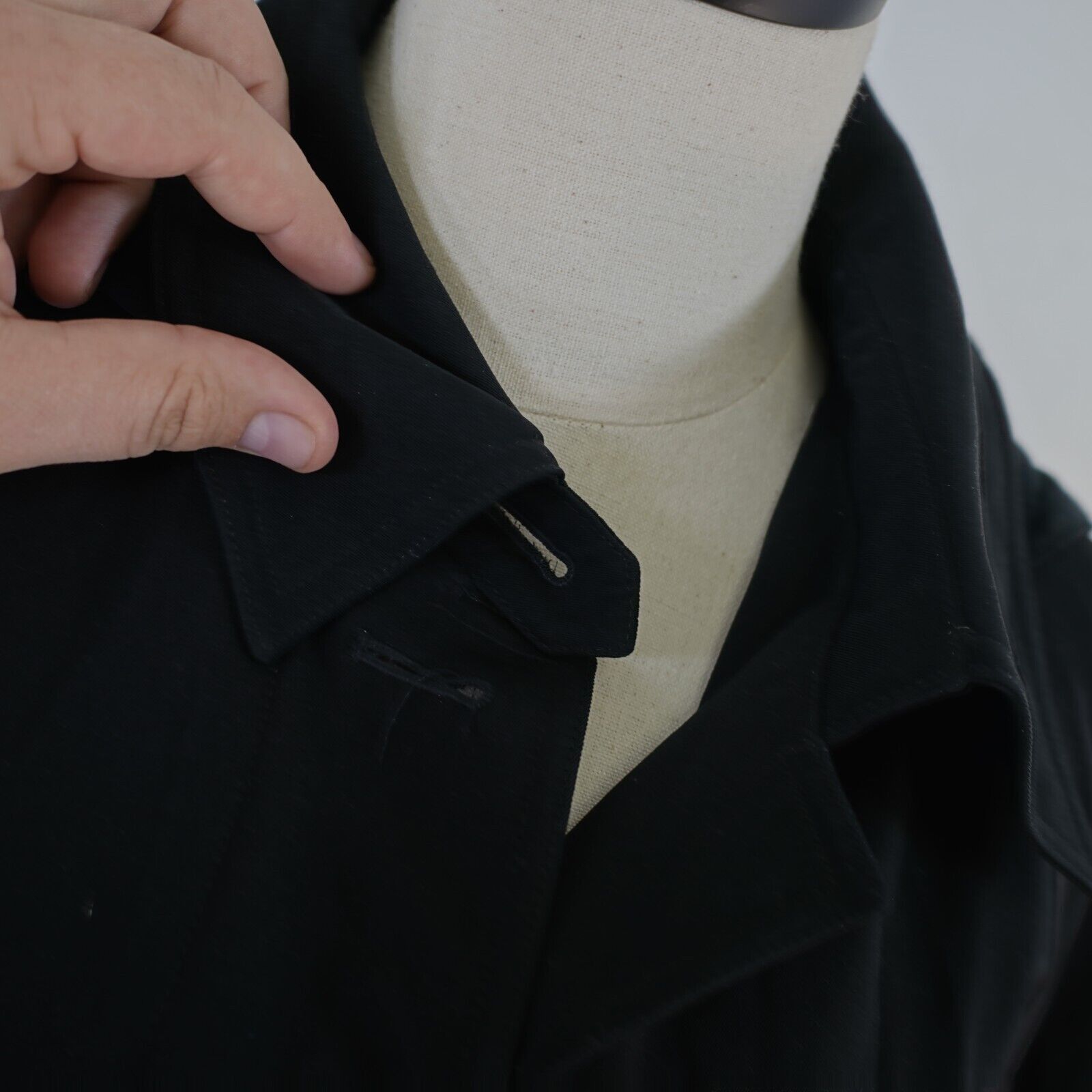 J Ferrar Jacqueline Ferrar Large Black Detachable Hood Polyester Blen Size L / US 10 / IT 46 - 6 Thumbnail
