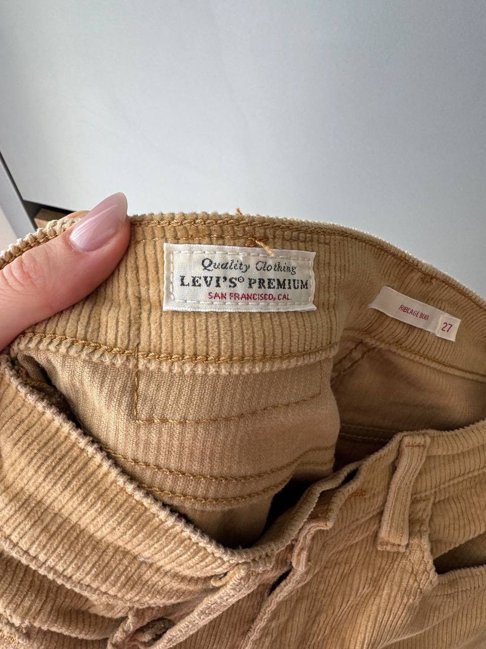Levi's × Levi's Made & Crafted LEVIS Ribcage Flared Premium Corduroy Pants Size 27" / US 4 / IT 40 - 5 Thumbnail