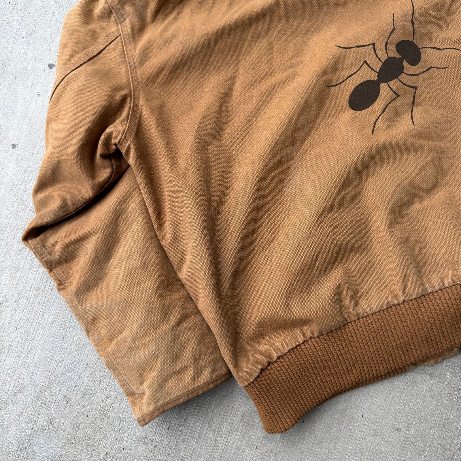 Carhartt × Vintage Carhartt brown quilted hooded work wear jacket Size US L / EU 52-54 / 3 - 7 Thumbnail