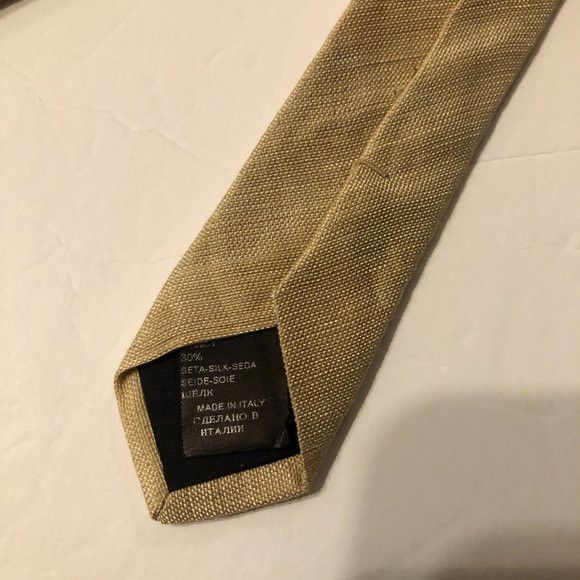 Hugo Boss HUGO BOSS MEN'S NEW 70%LINEN 30%SILK NECK TIE 3" X 60" Size ONE SIZE - 8 Thumbnail