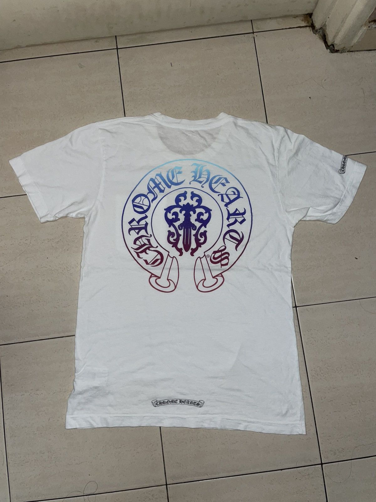 RARE CHROME HEARTS MALIBU CROSS TEE