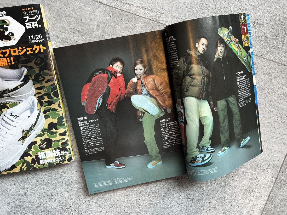 Bape A Bathing Ape BAPESTA First Release w/ Popeye Mag Size US 6 / EU 39 - 14 Thumbnail