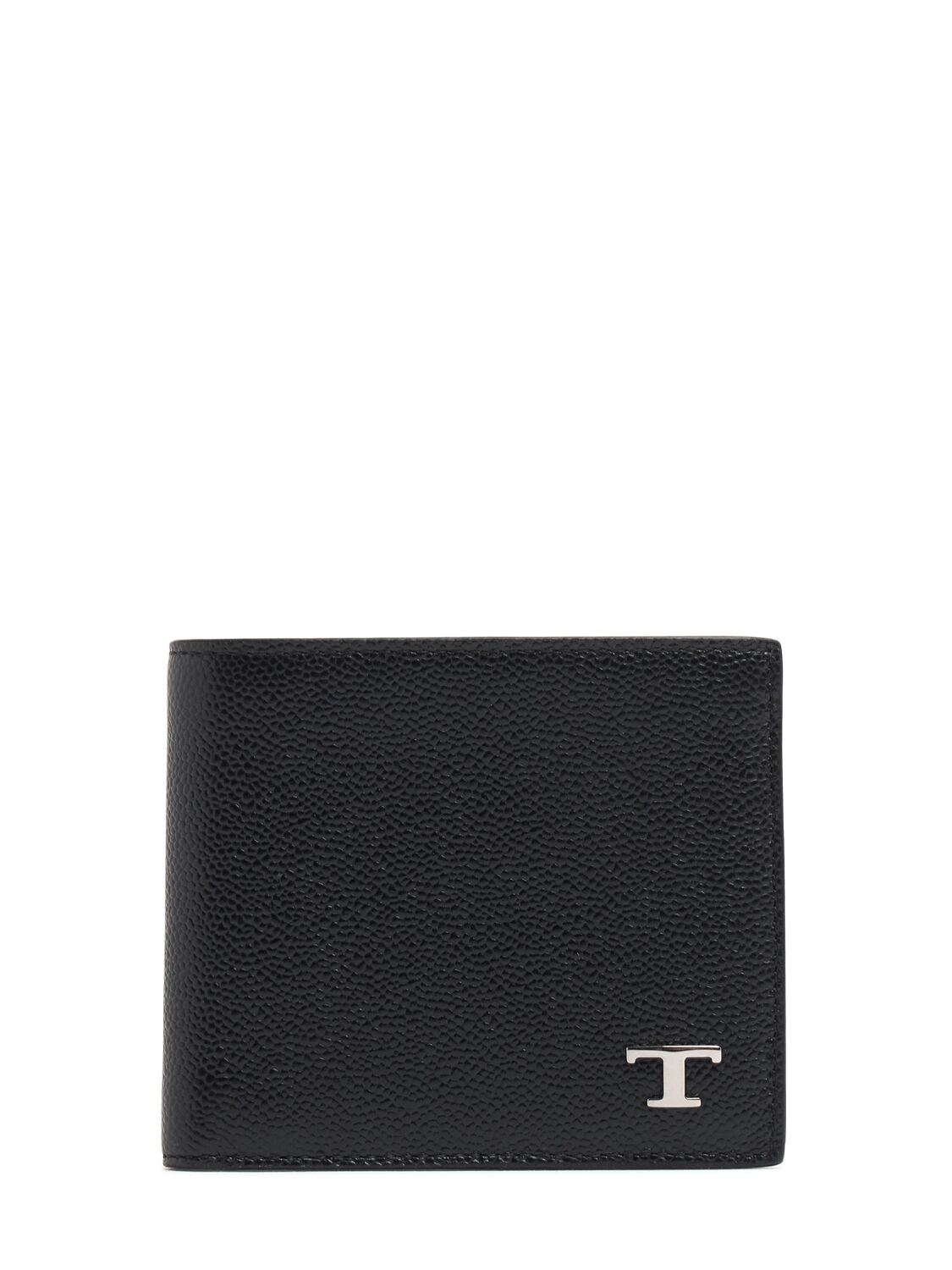 Tod's Black Men's Leather Bi-Fold Wallet New & Authentic