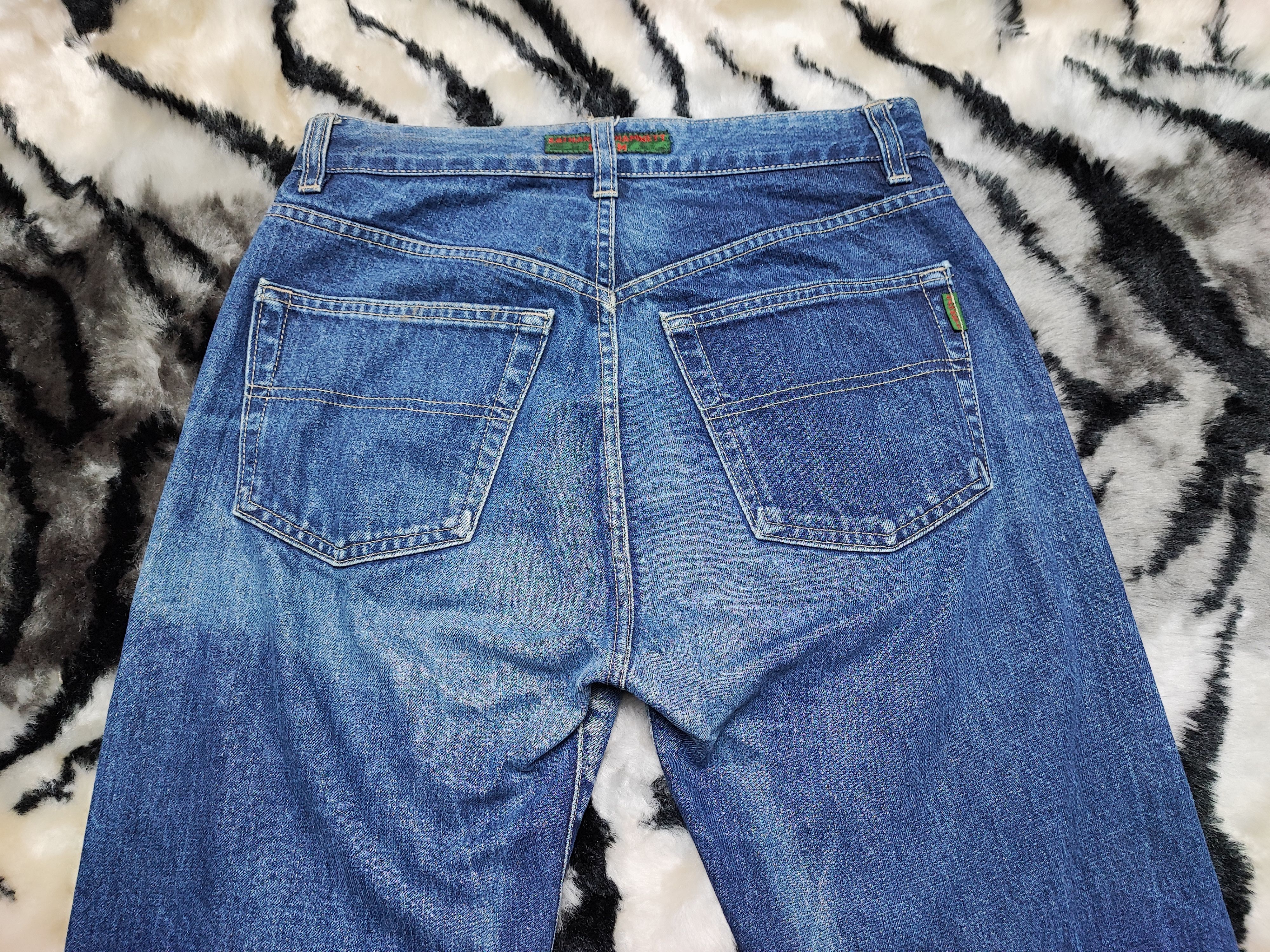 Katharine Hamnett London Vintage 2000s Katharine Hamnet London Fly Button Baggy Size US 27 - 20 Thumbnail