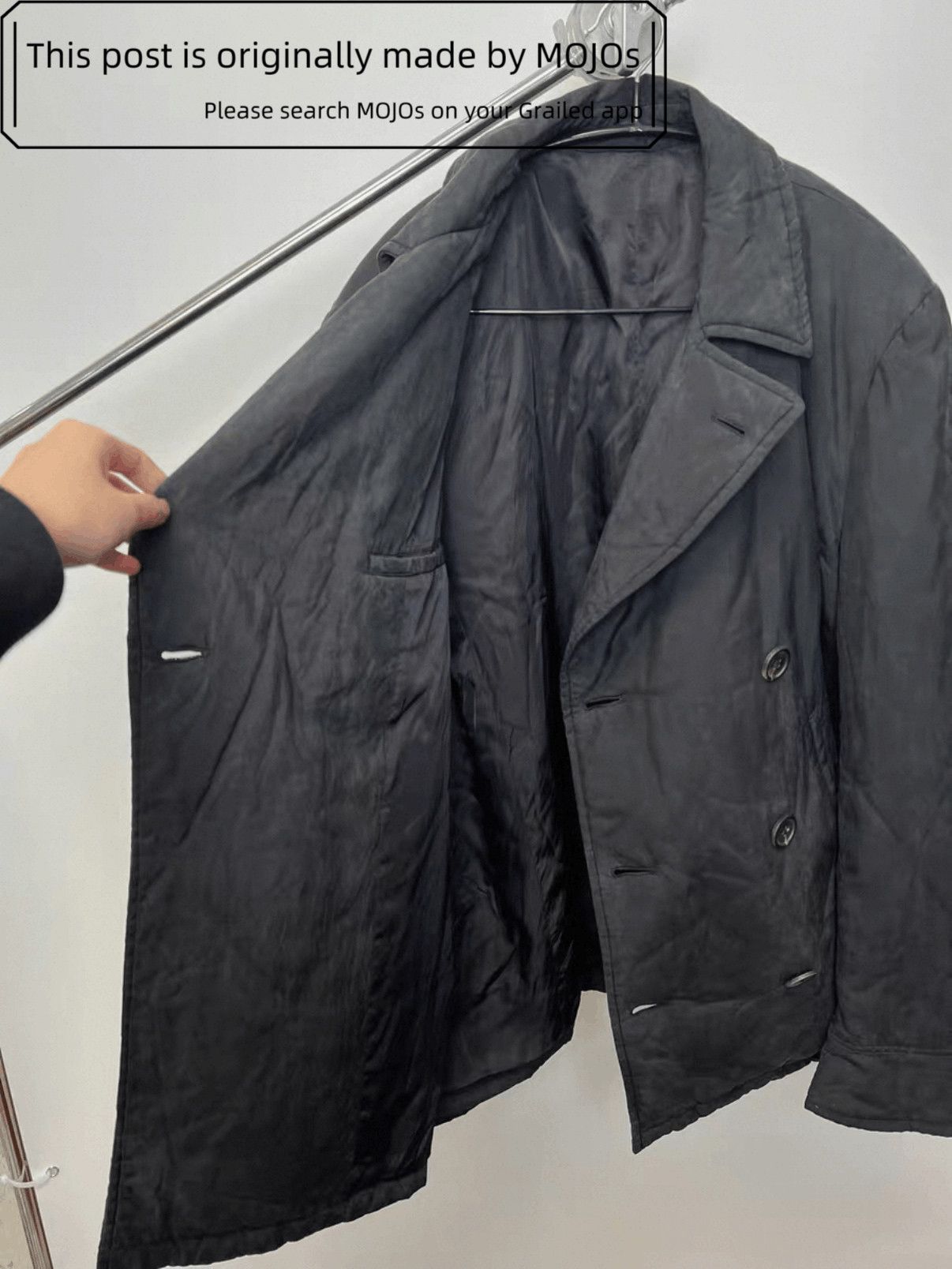 Yohji Yamamoto Sz 2 Yohji Yamamoto Vintage Wash Padded Jacket mojos00 Size US M / EU 48-50 / 2 - 8 Thumbnail