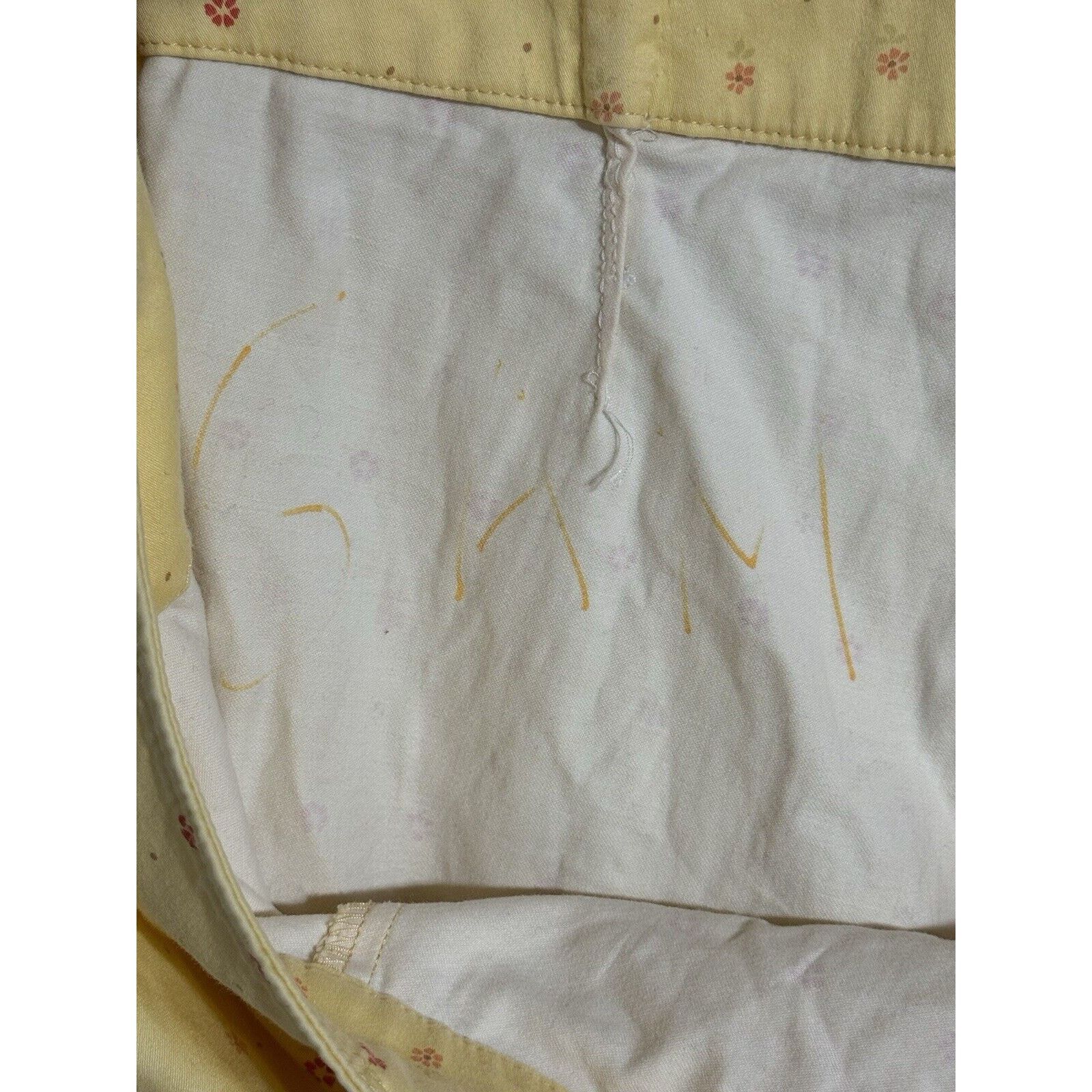 Other Vintage 70s Pants Women 8 Hippie Boho Floral Embroidered Hem Size 30" / US 8 / IT 44 - 10 Thumbnail