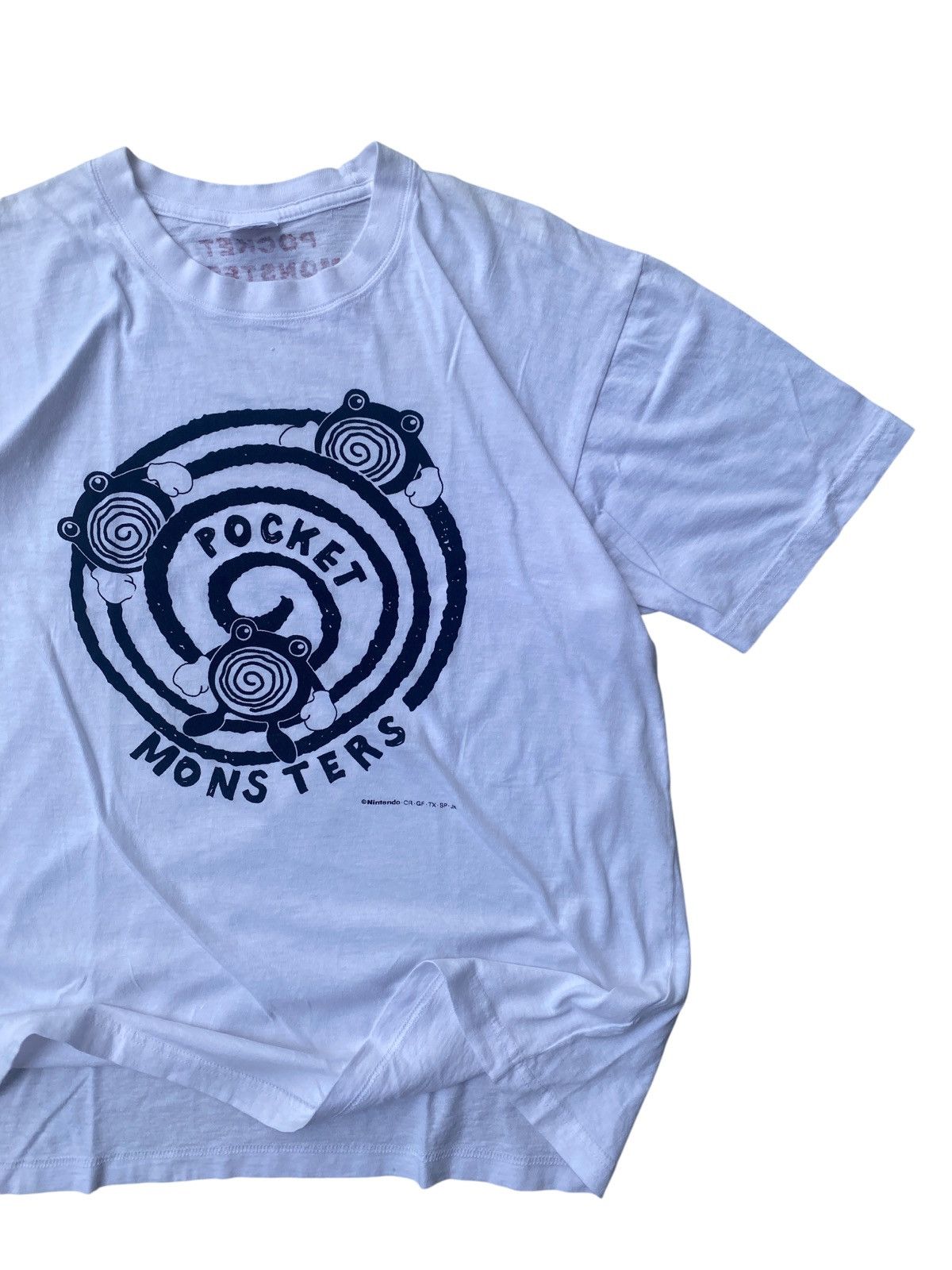 Anime Vintage Rare Pokemon Poliwag Pocket Monsters Tee Banpresto Size US M / EU 48-50 / 2 - 2 Thumbnail