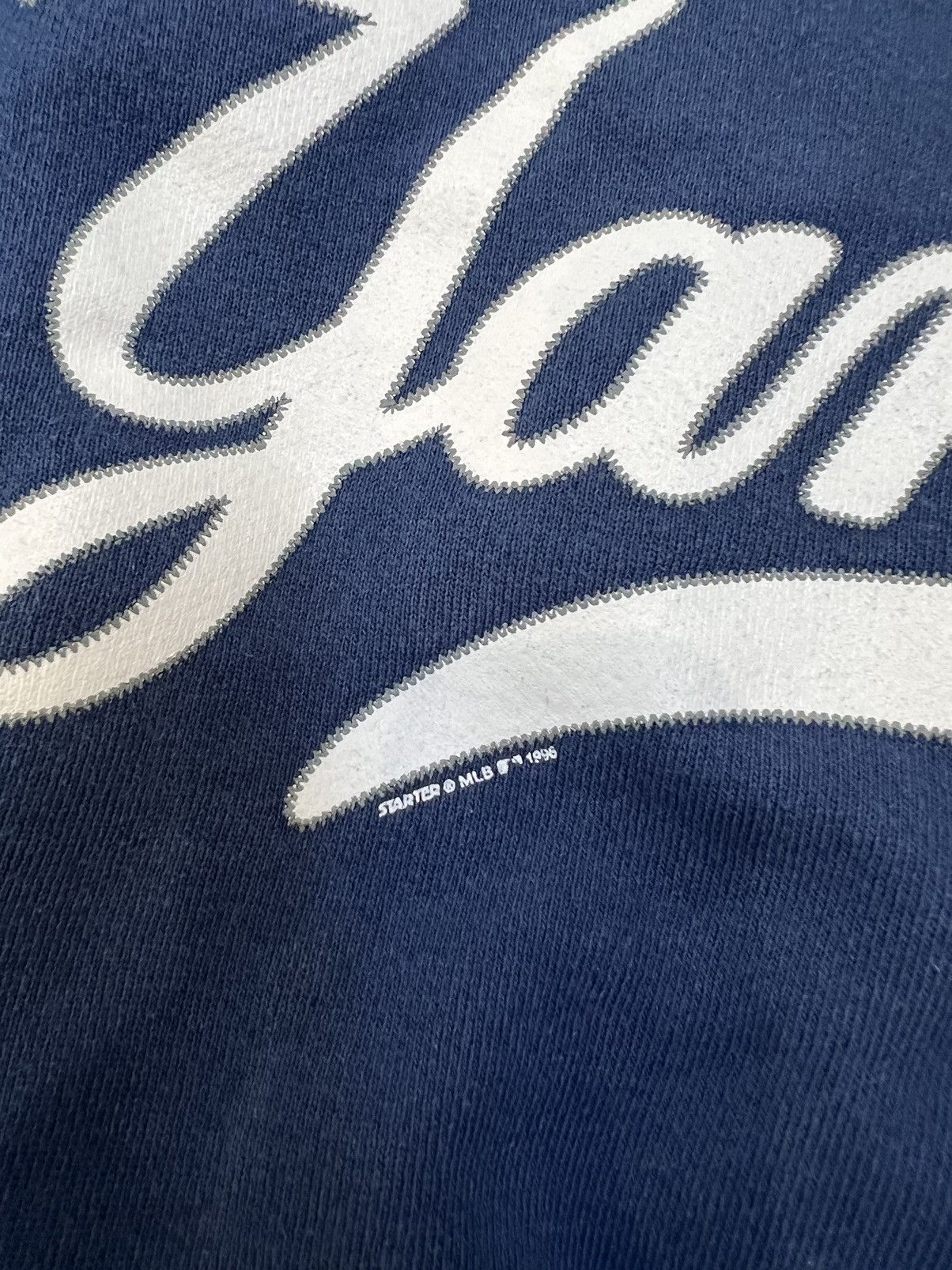 New York Yankees Vintage 1996 New York Yankees starter thrashed sweater Size US L / EU 52-54 / 3 - 5 Thumbnail